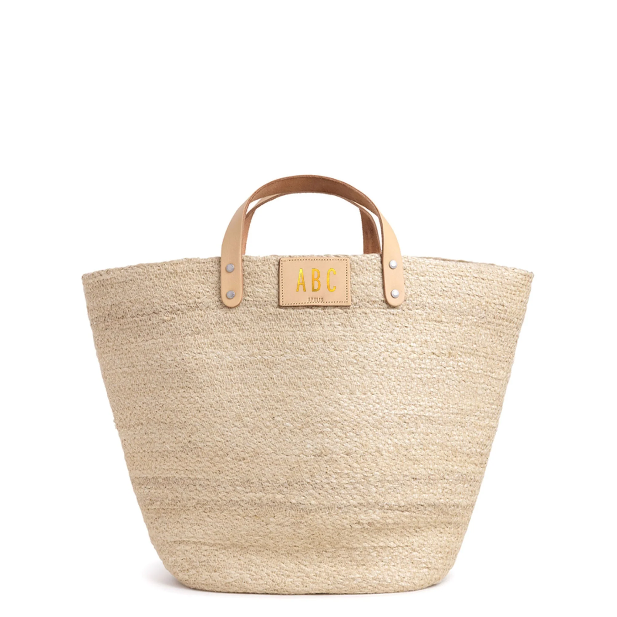 Grass Bucket Bag in Natural | Ships: July 15