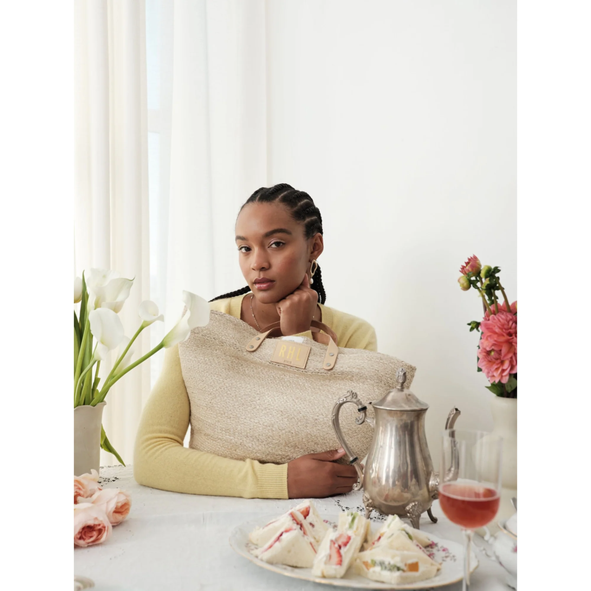 Grass Bucket Bag in Natural | Ships: July 15 - Image 2