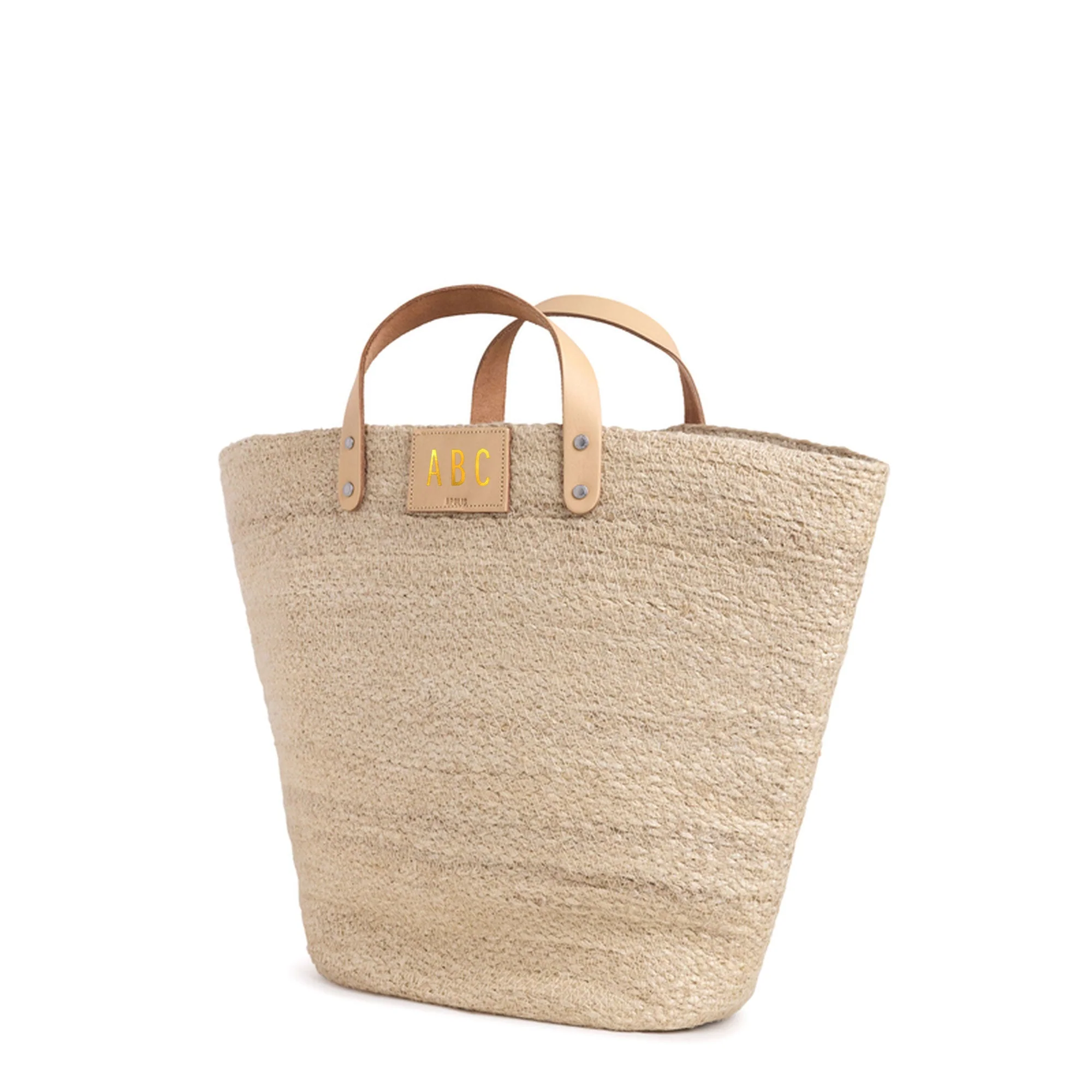 Grass Bucket Bag in Natural | Ships: July 15 - Image 6