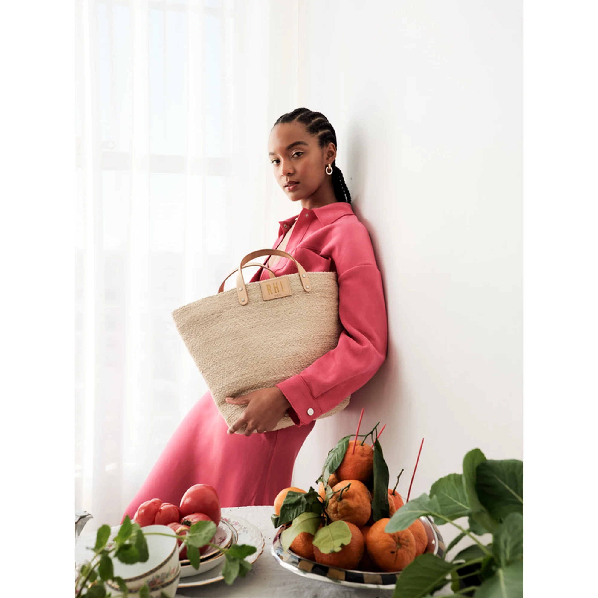 Grass Bucket Bag in Natural | Ships: July 15 - Image 7