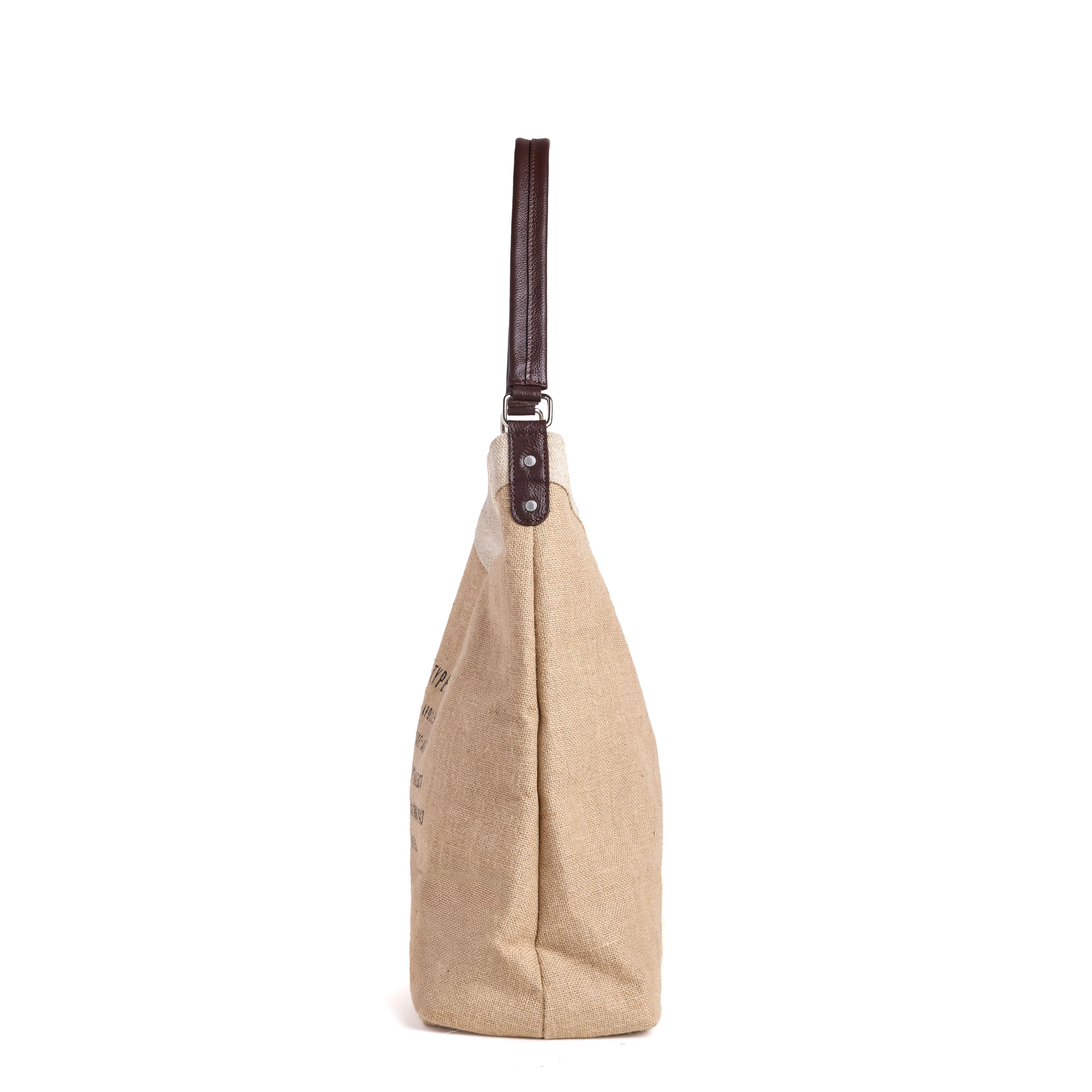 Crescent Tote in Natural - Image 4