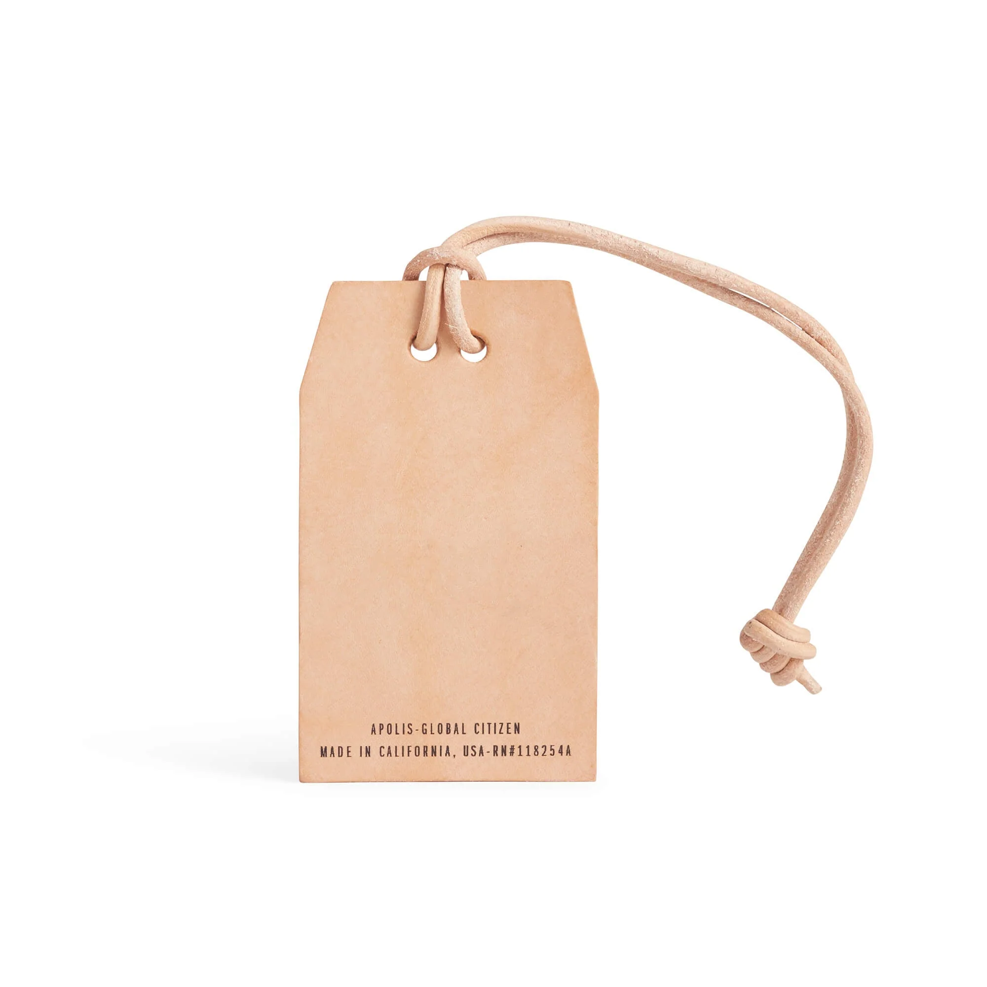 Leather Gift Tag with Monogram - Image 6