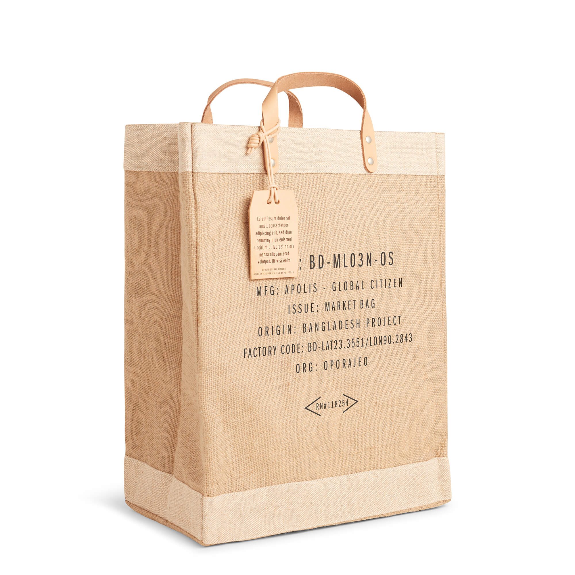 Leather Gift Tag with Note - Image 5