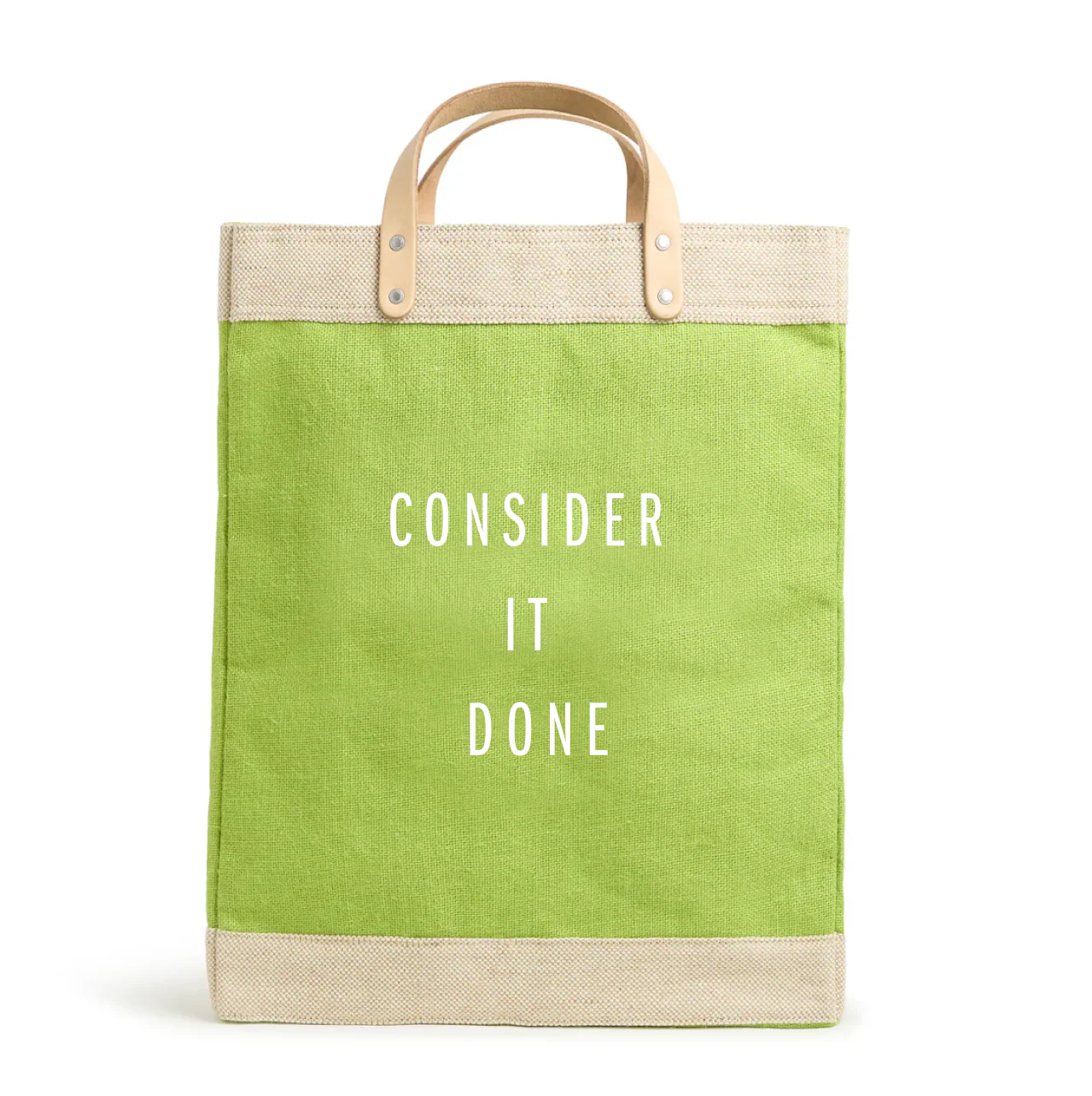 Market Bag in Chartreuse