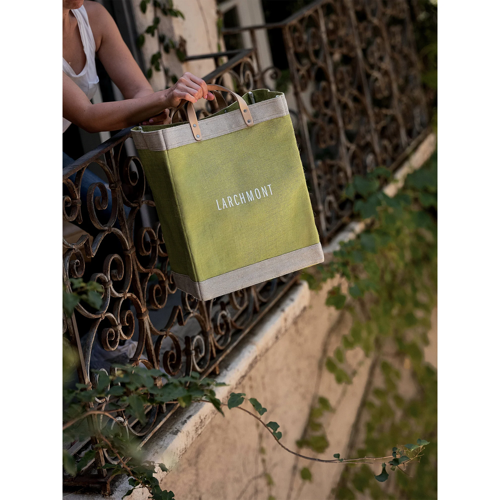 Market Bag in Chartreuse - Image 3