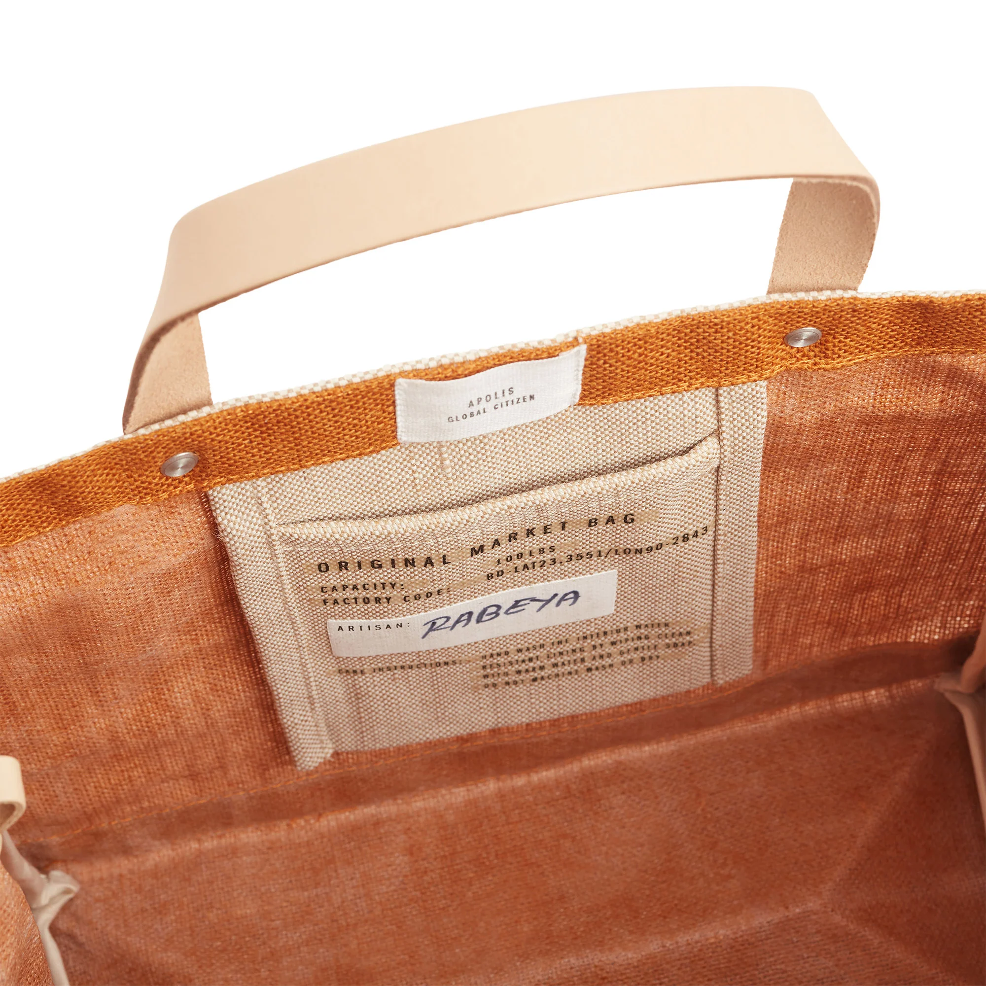 Market Bag in Cognac - Image 7