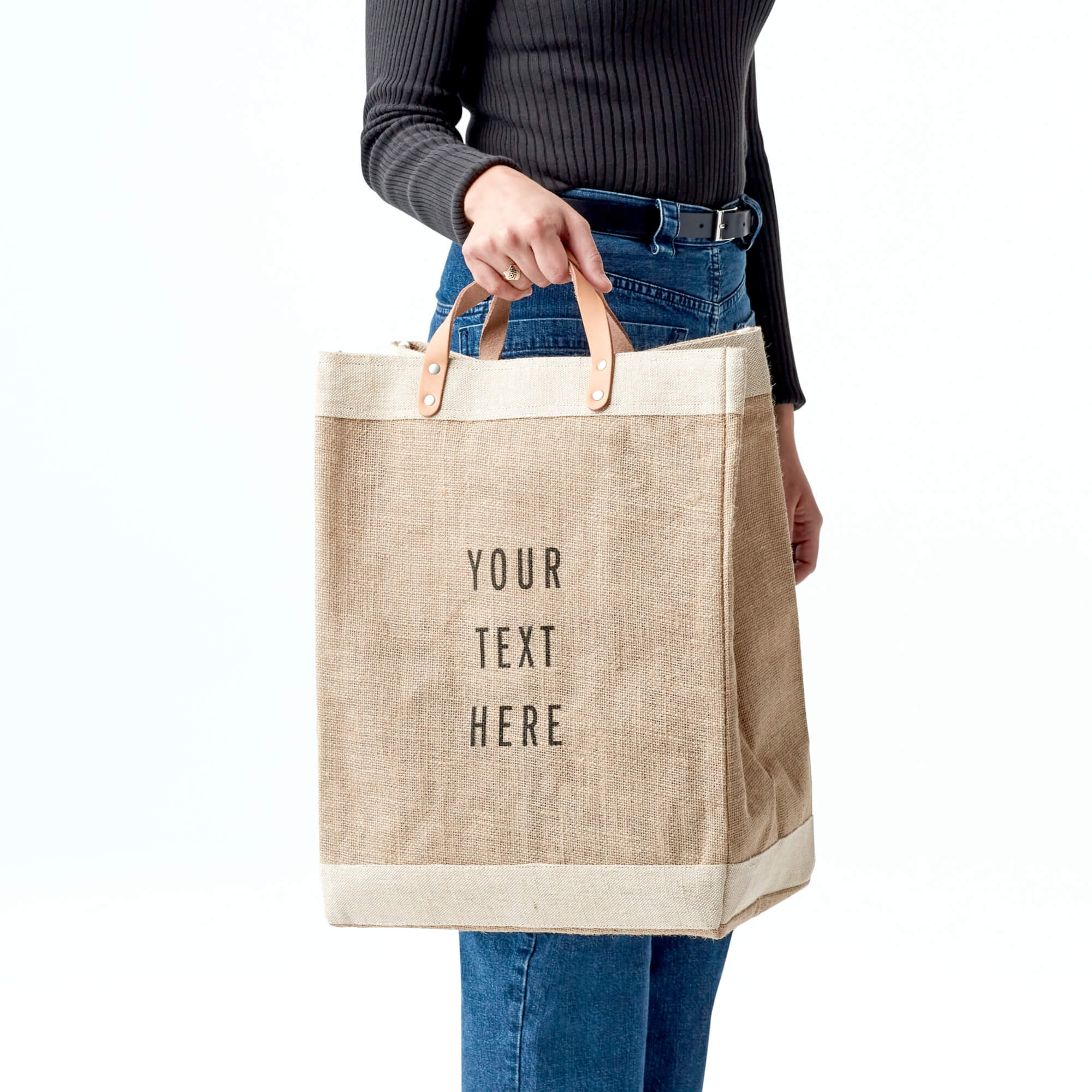 Market Bag in Natural - Image 13