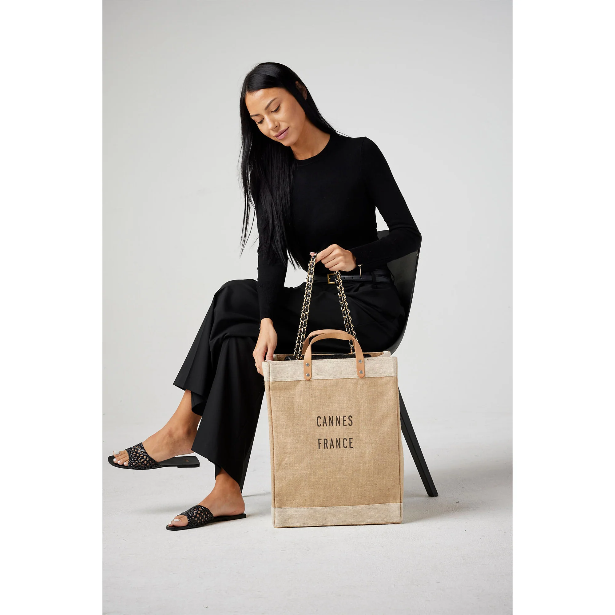 Market Bag in Natural - Image 6