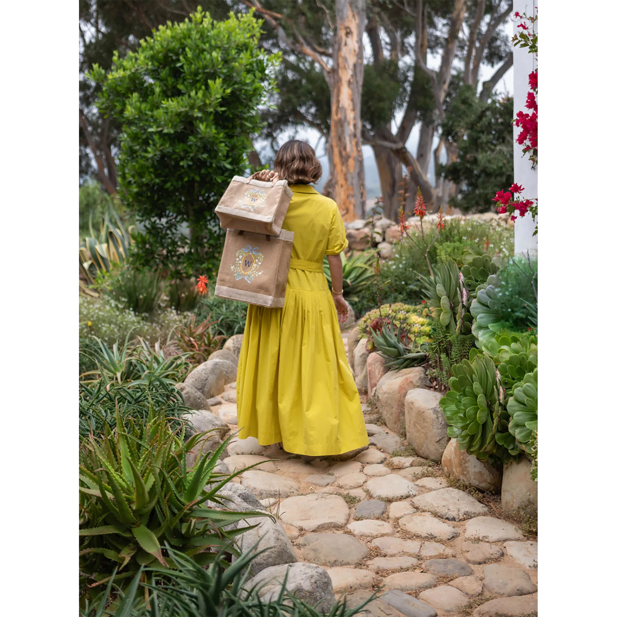Market Bag in Natural Crest by Amy Logsdon - Image 3