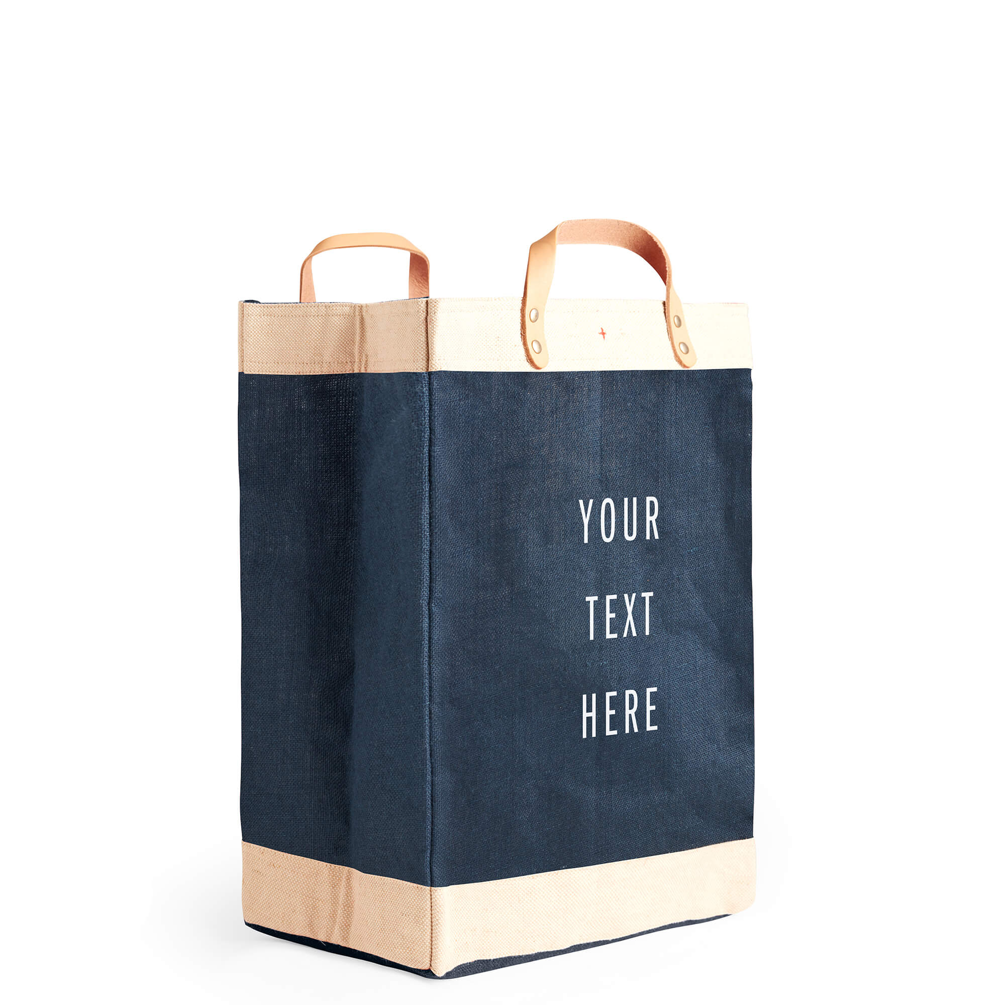 Market Bag in Navy - Image 4