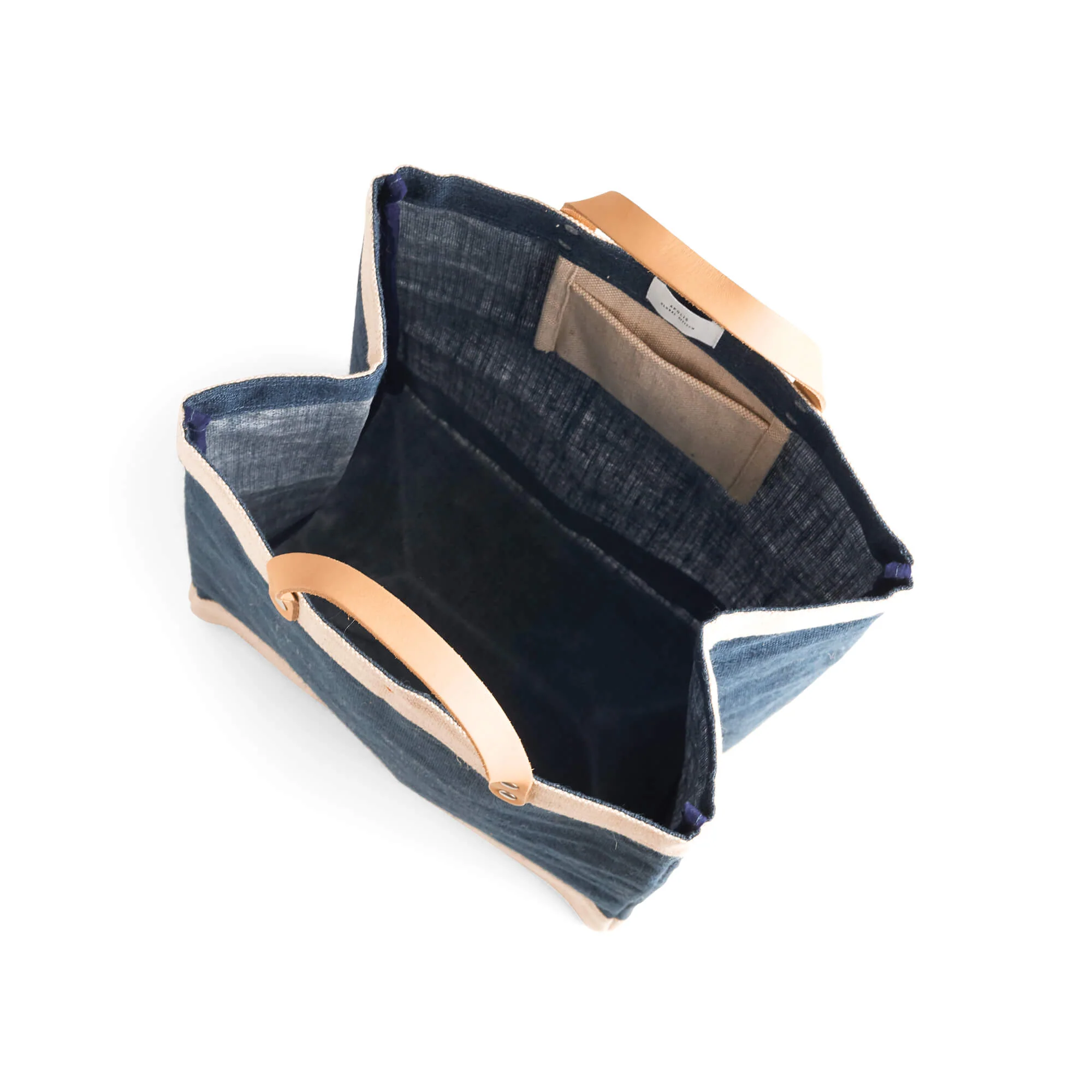 Market Bag in Navy - Image 6