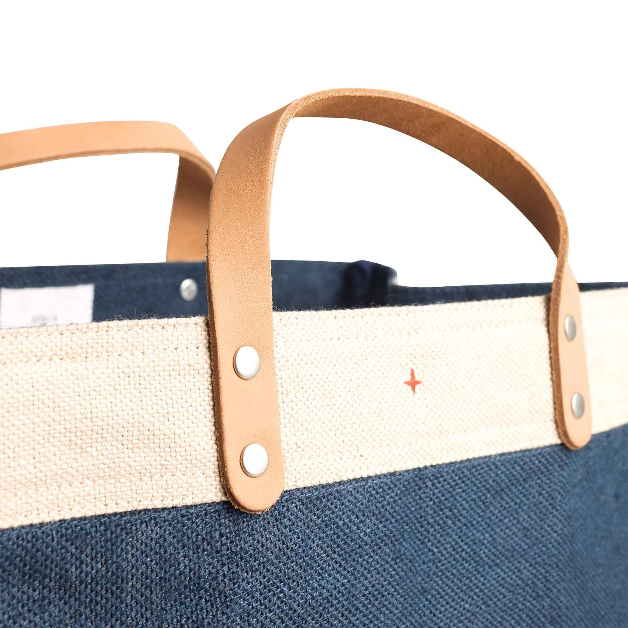 Market Bag in Navy - Image 8