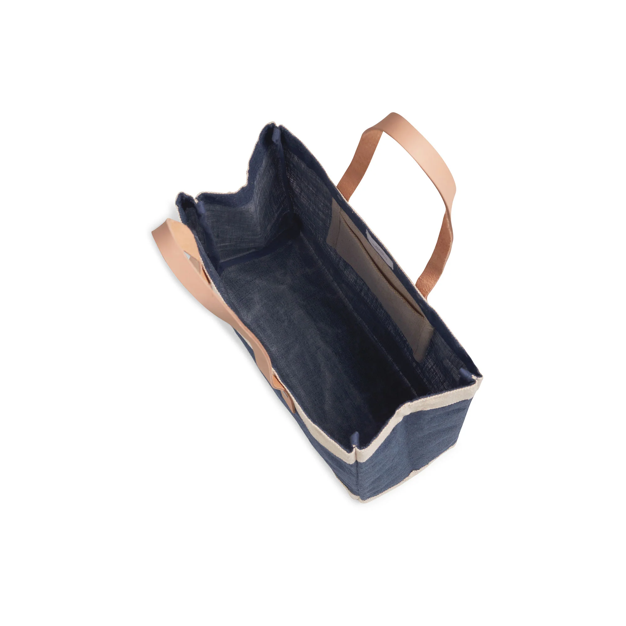 Market Tote in Navy - Image 2