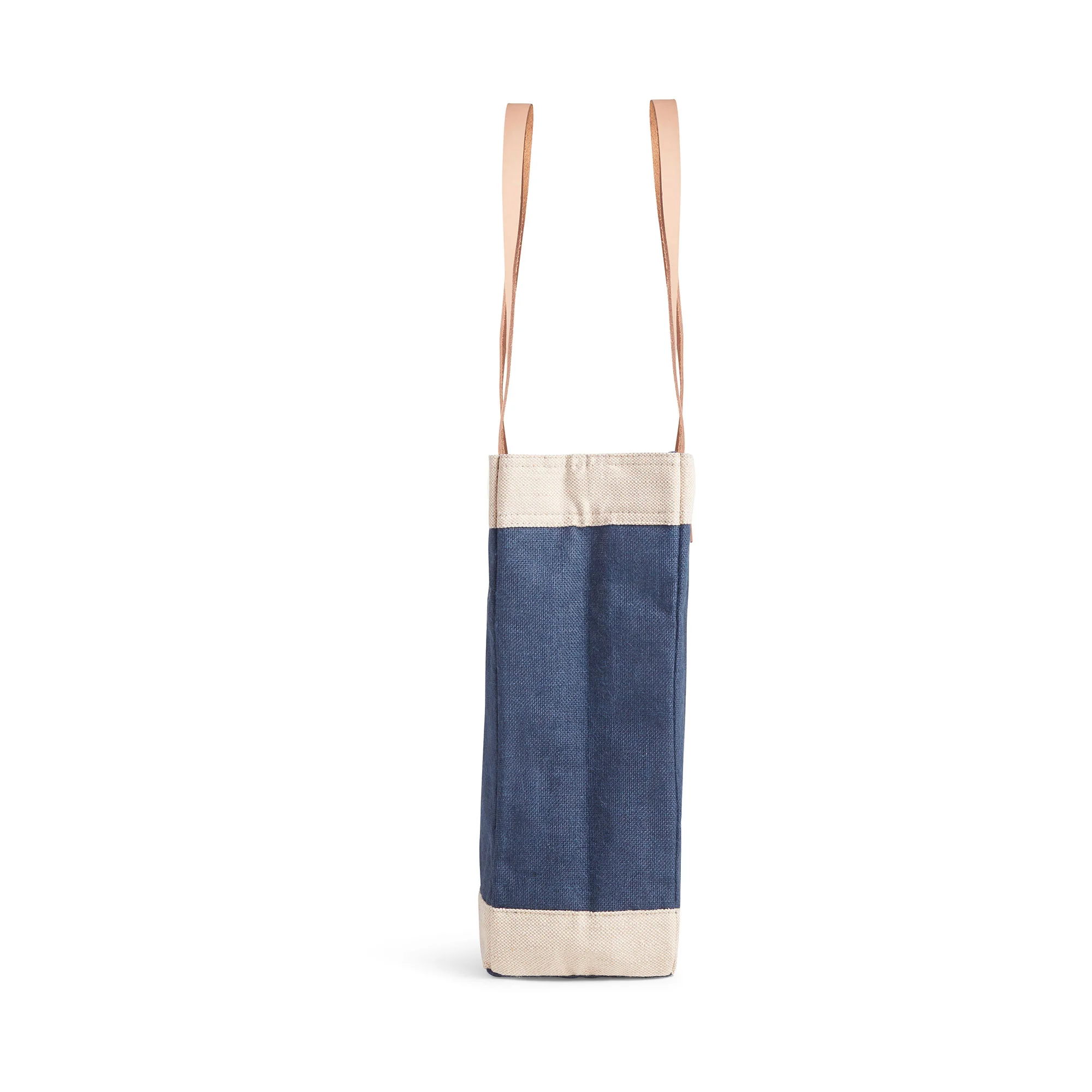 Market Tote in Navy - Image 4