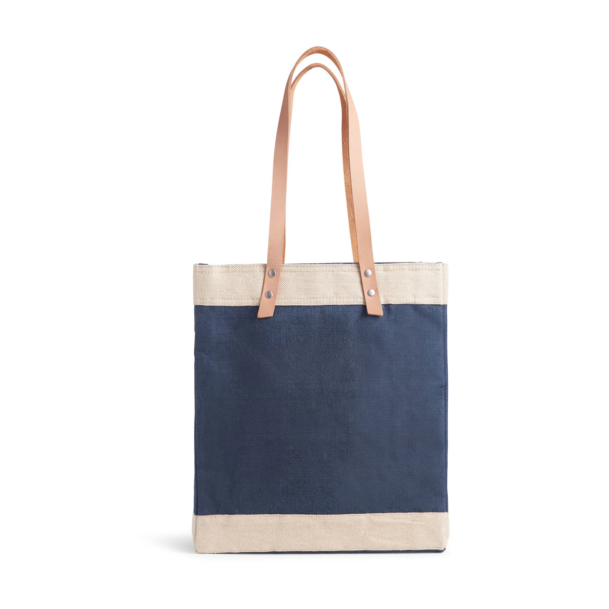 Market Tote in Navy - Image 8