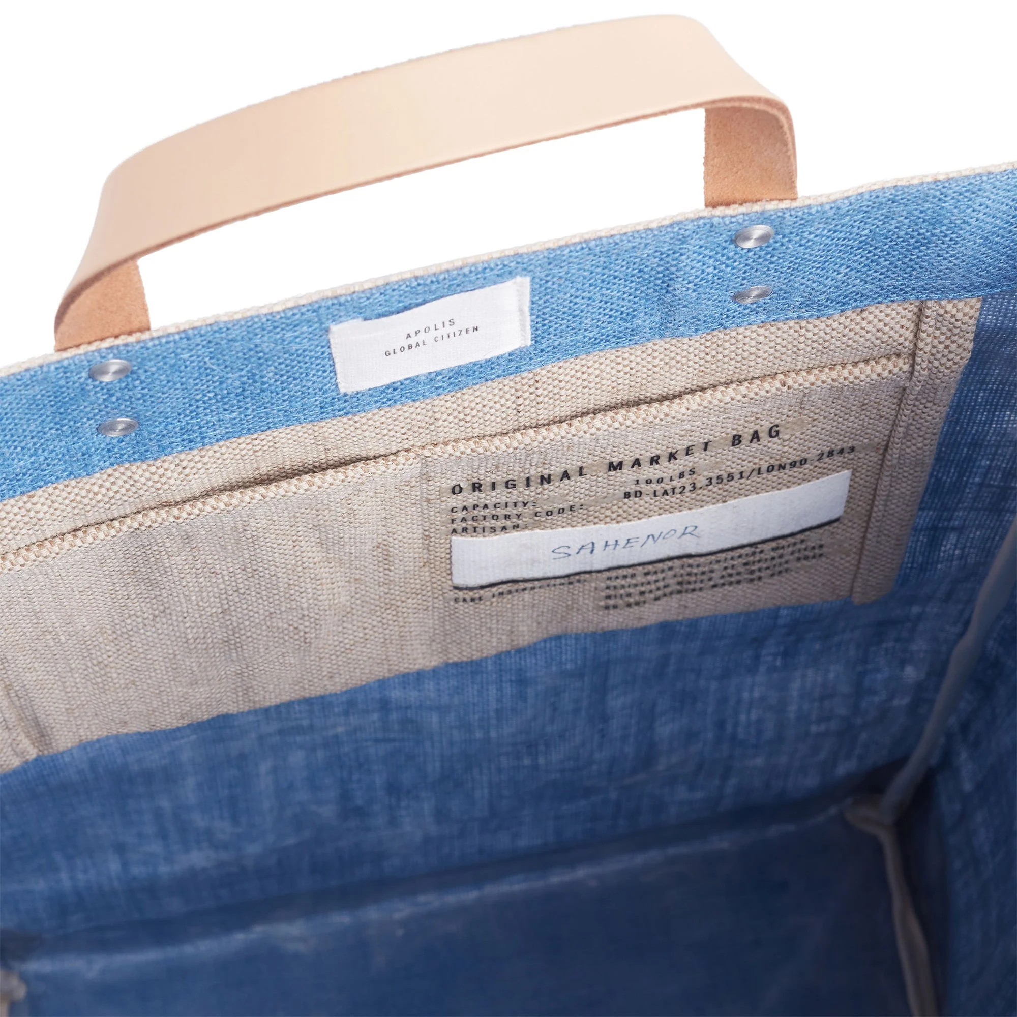 Market Bag in Parisian Blue - Image 11