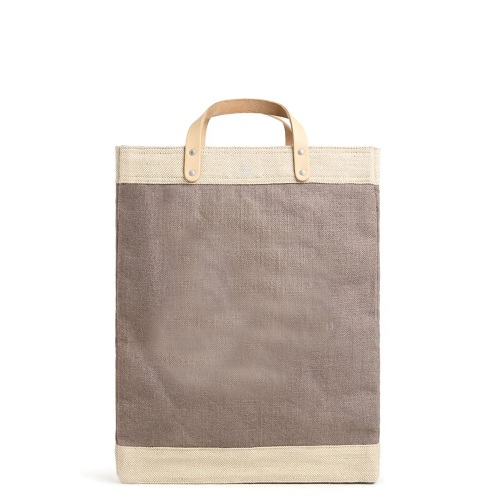 Market Bag in Deep Taupe - Image 5