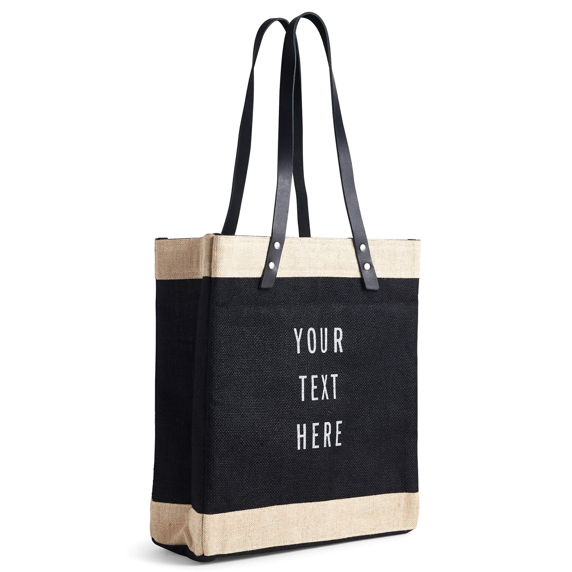 Market Tote in Black - Image 2