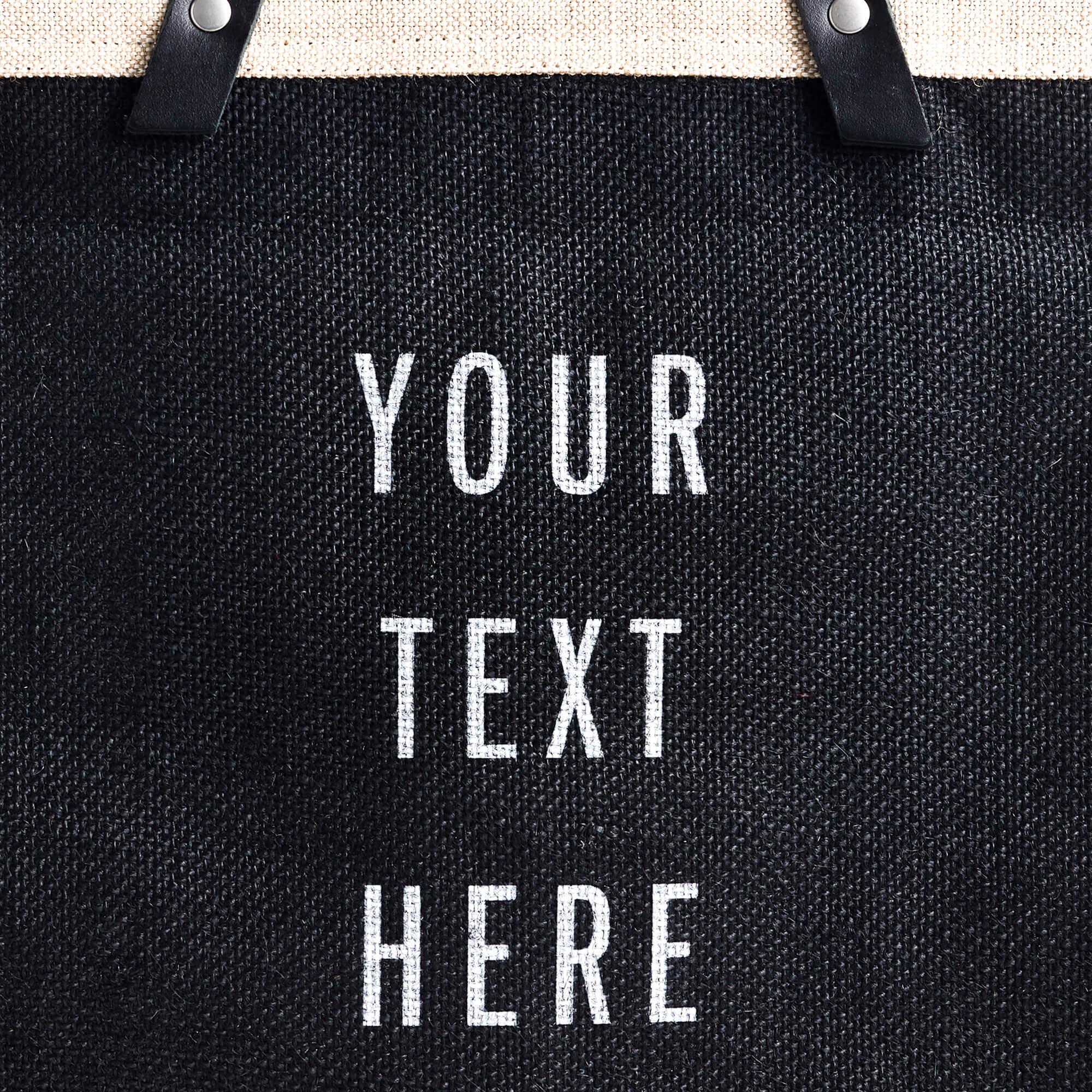 Market Tote in Black - Image 3
