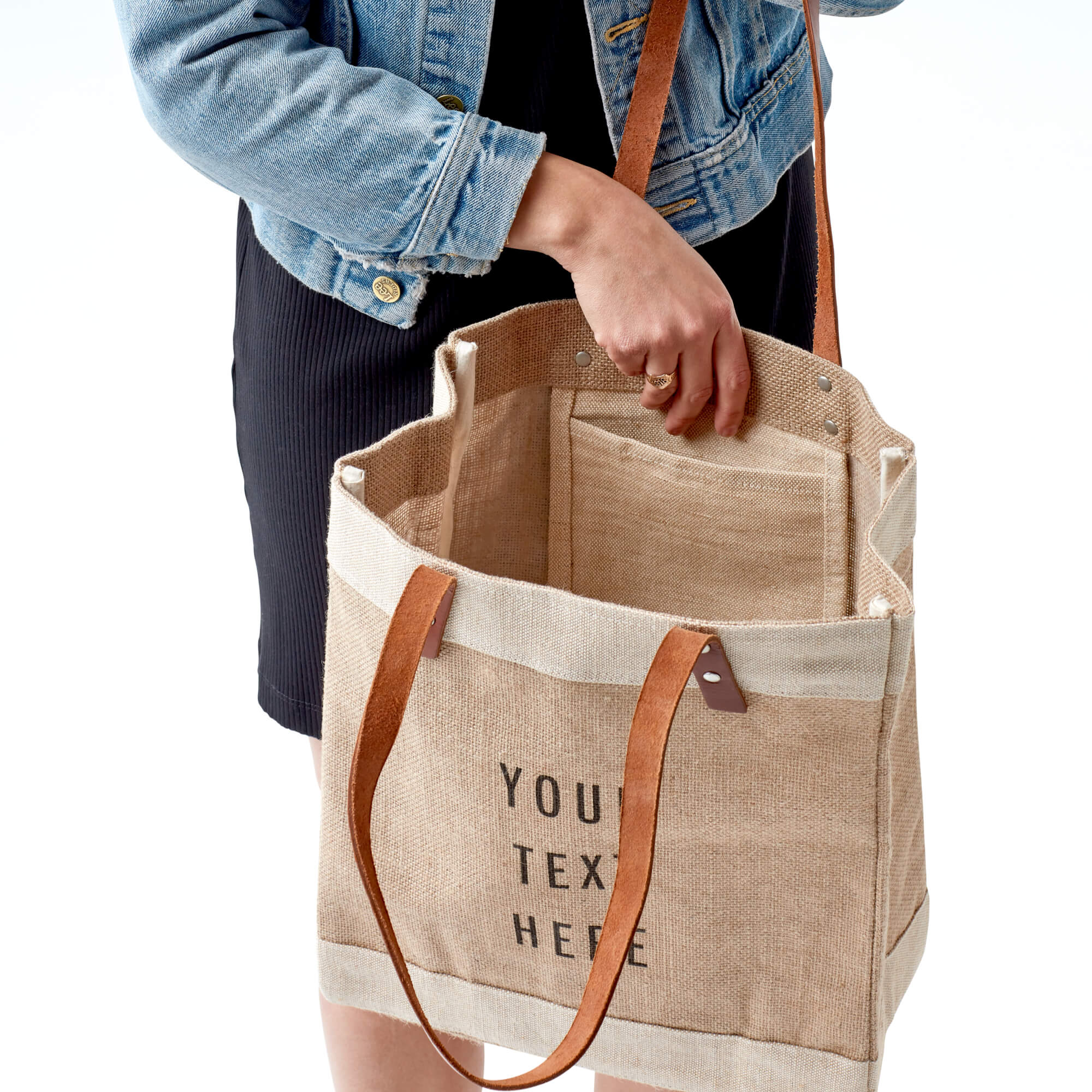 Market Tote in Natural - Image 12