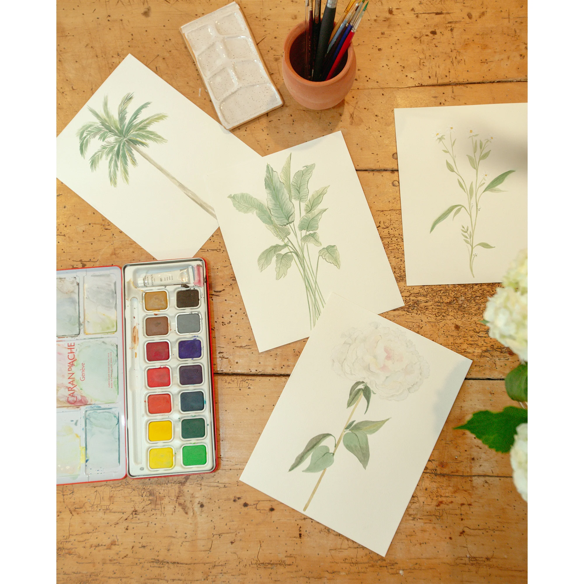 Market Tote in Natural Palm Tree by Amy Logsdon - Image 4