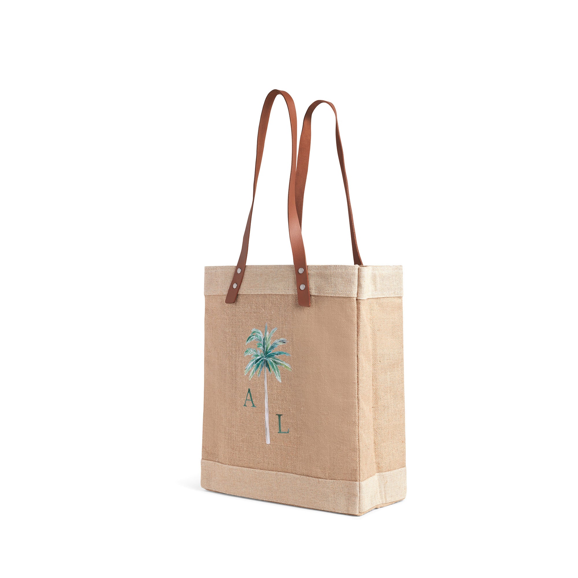 Market Tote in Natural Palm Tree by Amy Logsdon - Image 5