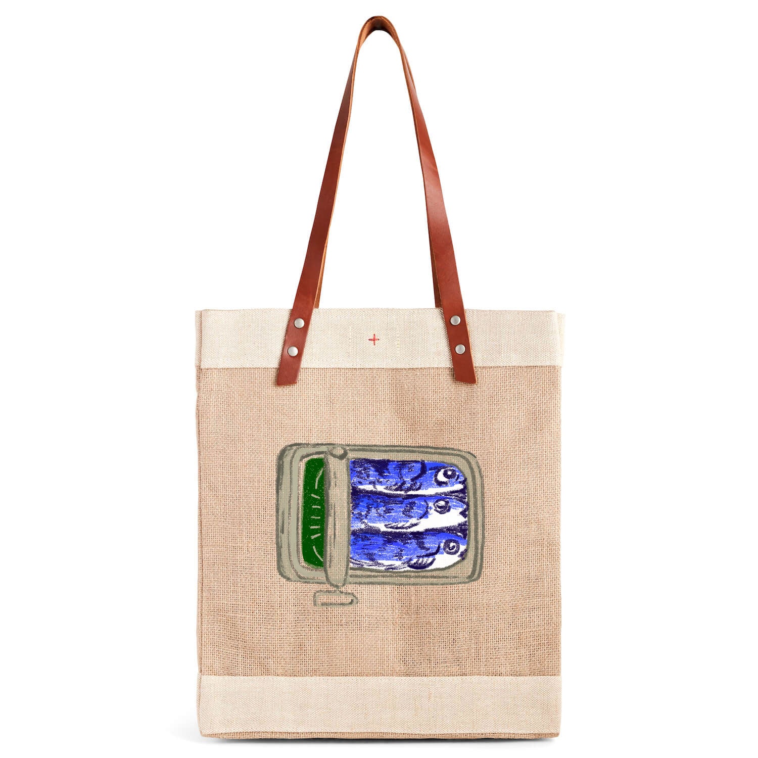 Market Tote in Natural Tinned Sardine - Image 6