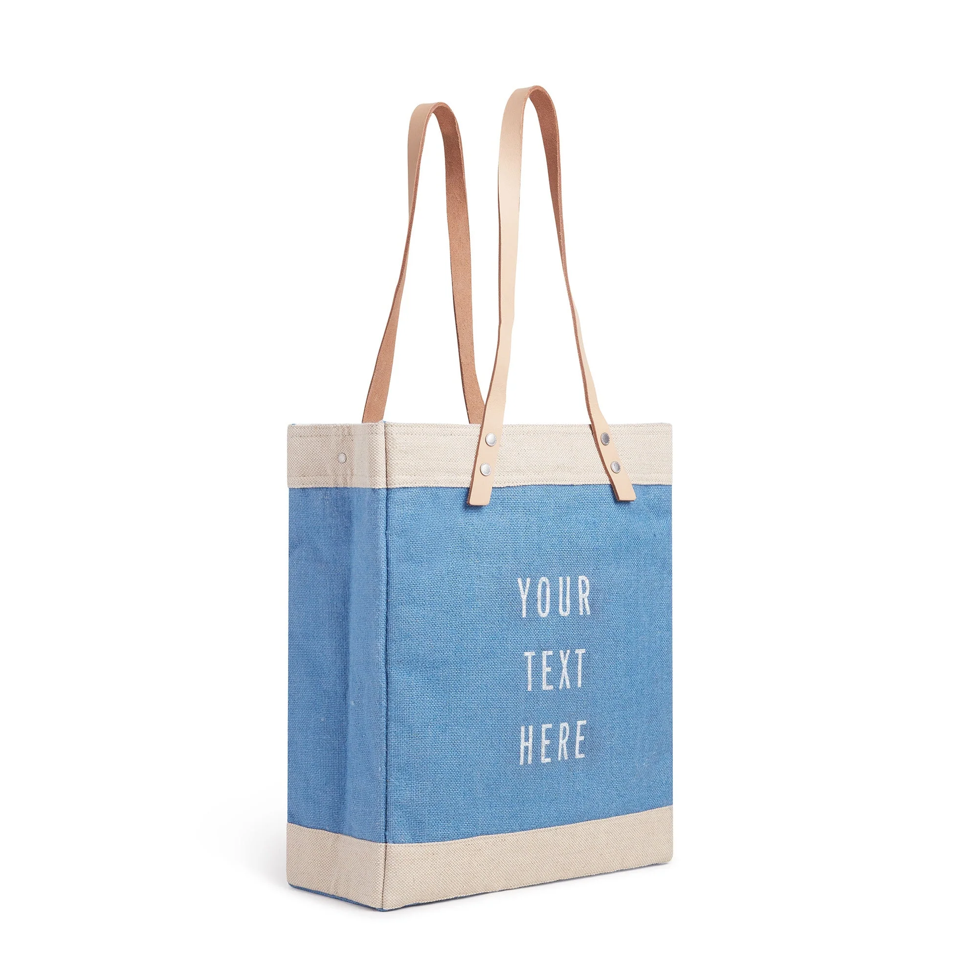 Market Tote in Parisian Blue - Image 8