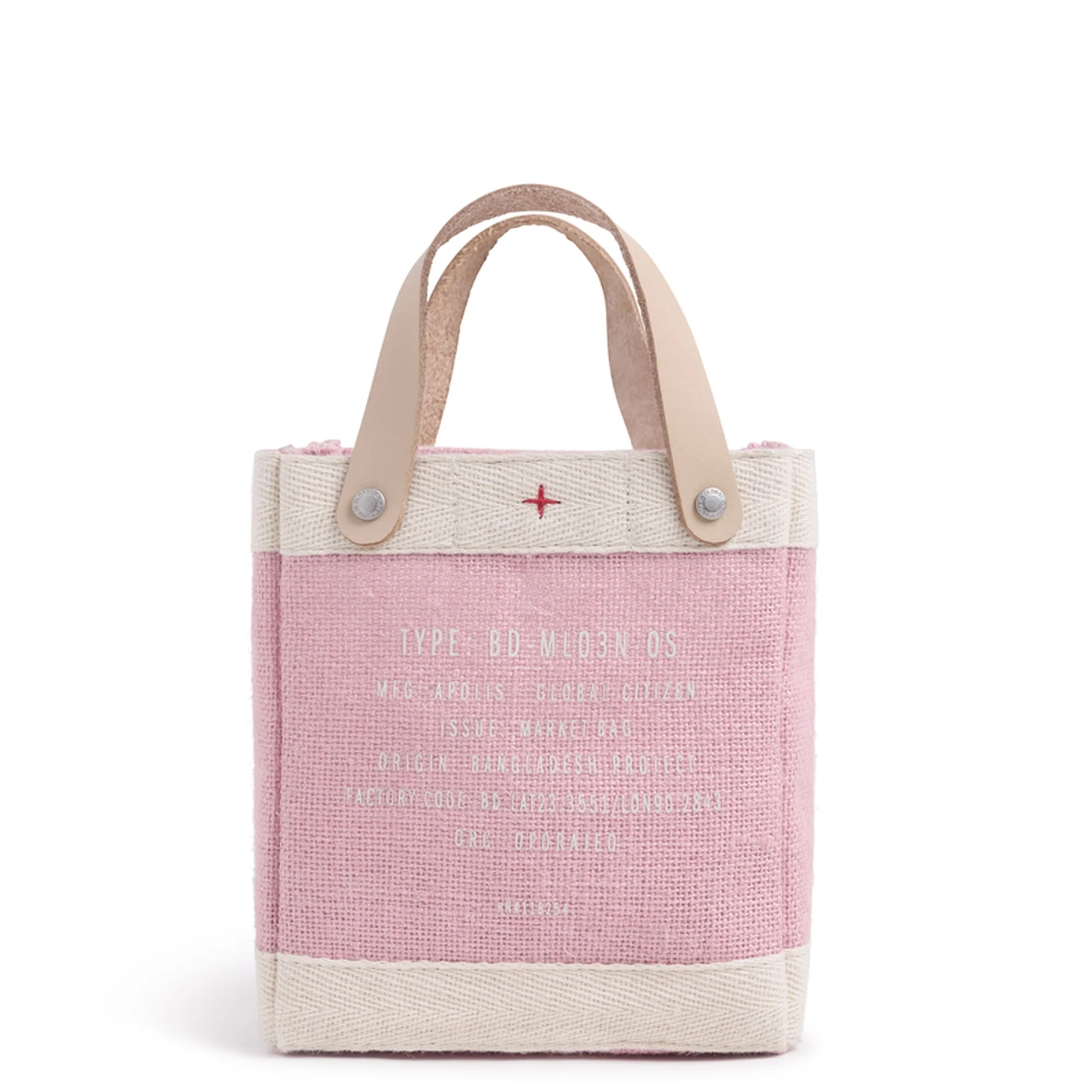 Mini Market Bag in Blush - Image 4