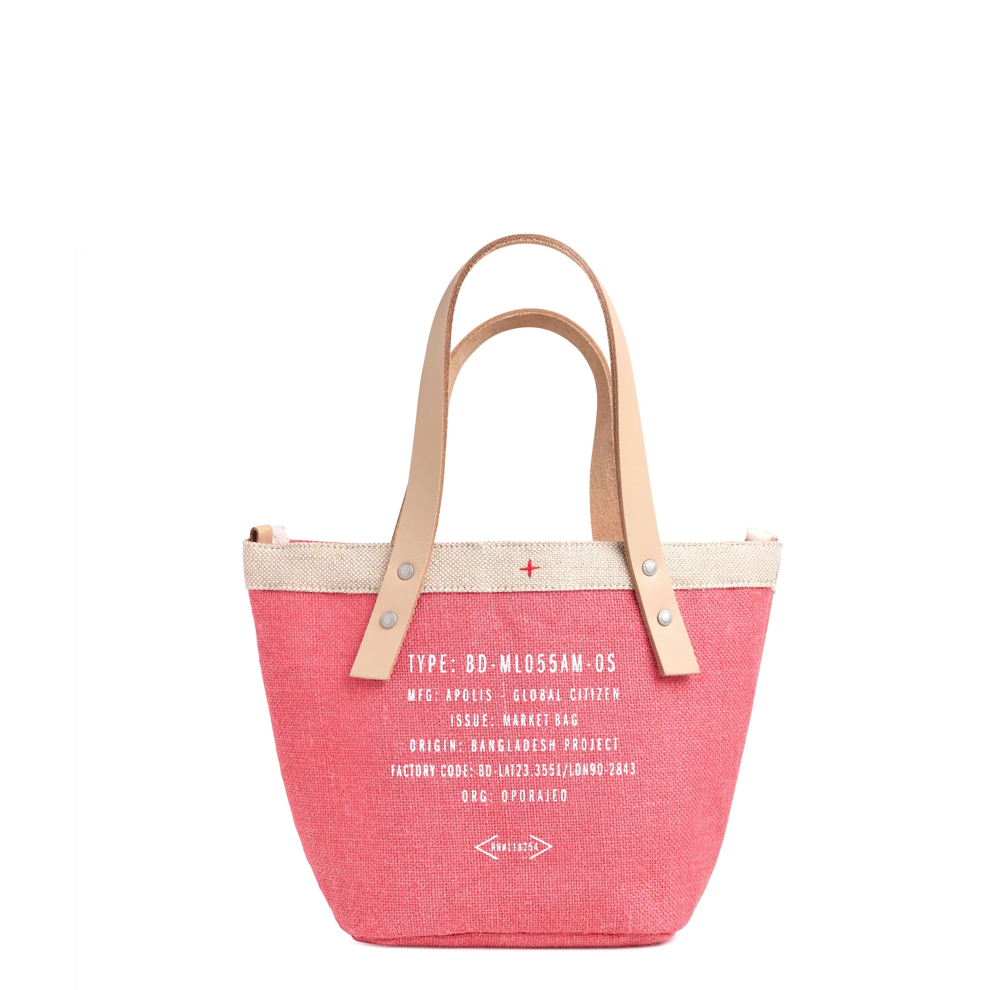 Petite Bucket Bag in Amaranth - Image 3