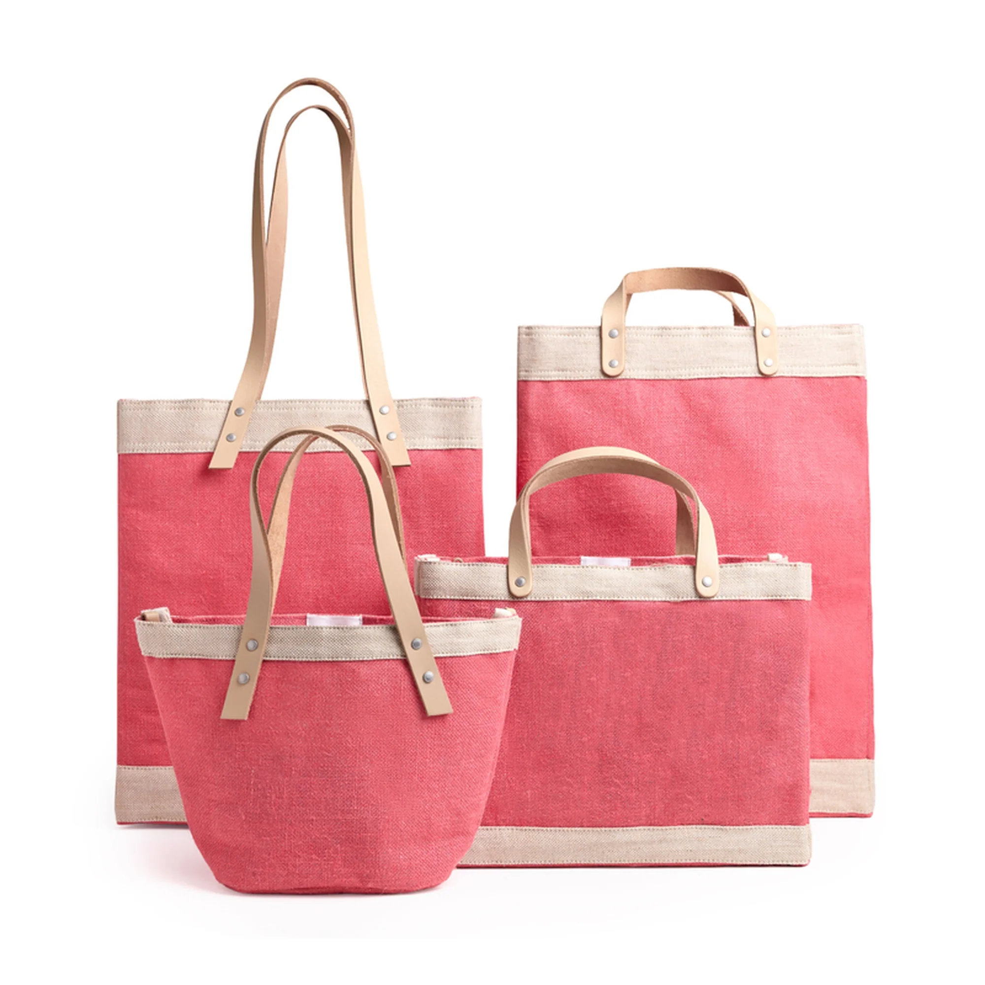Petite Bucket Bag in Amaranth - Image 4