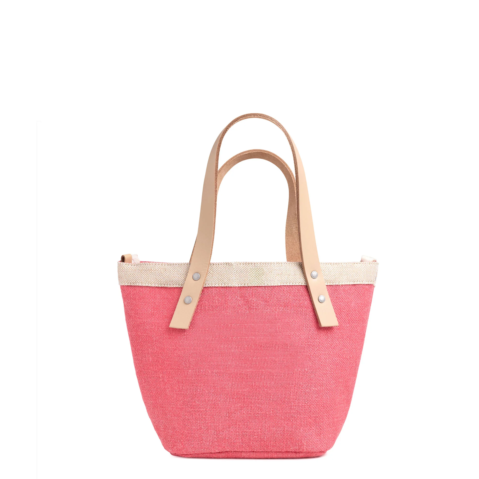 Petite Bucket Bag in Amaranth - Image 6