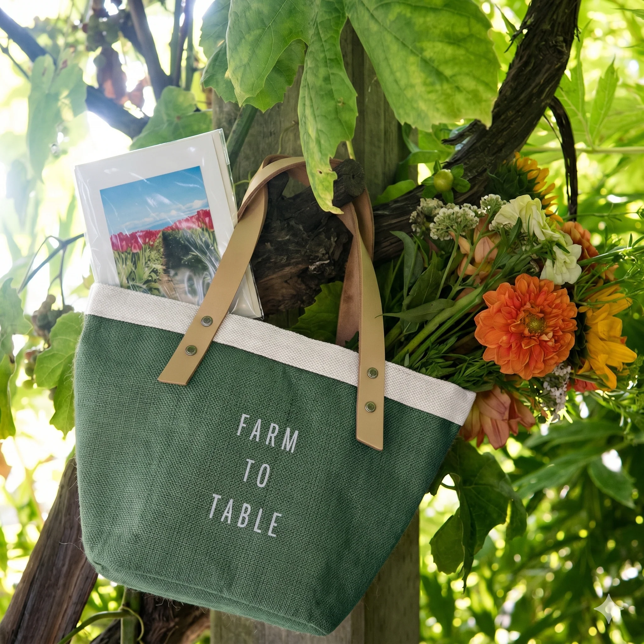 Petite Bucket Bag in Field Green - Image 2