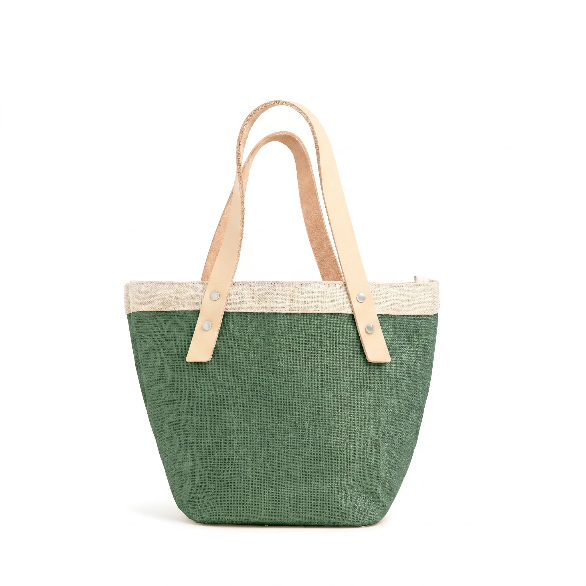 Petite Bucket Bag in Field Green - Image 4