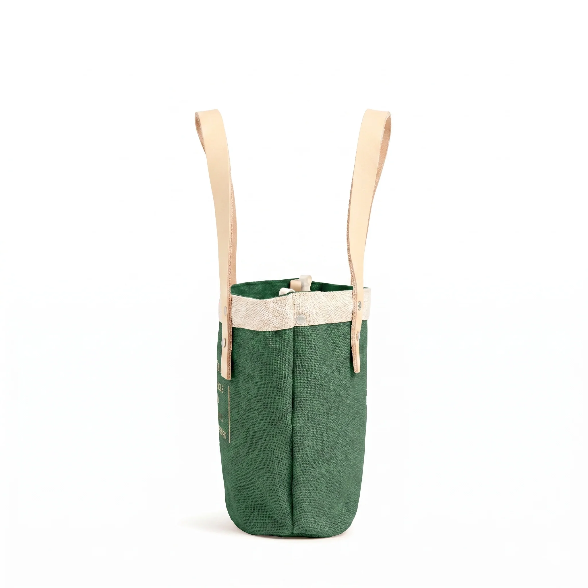 Petite Bucket Bag in Field Green - Image 5