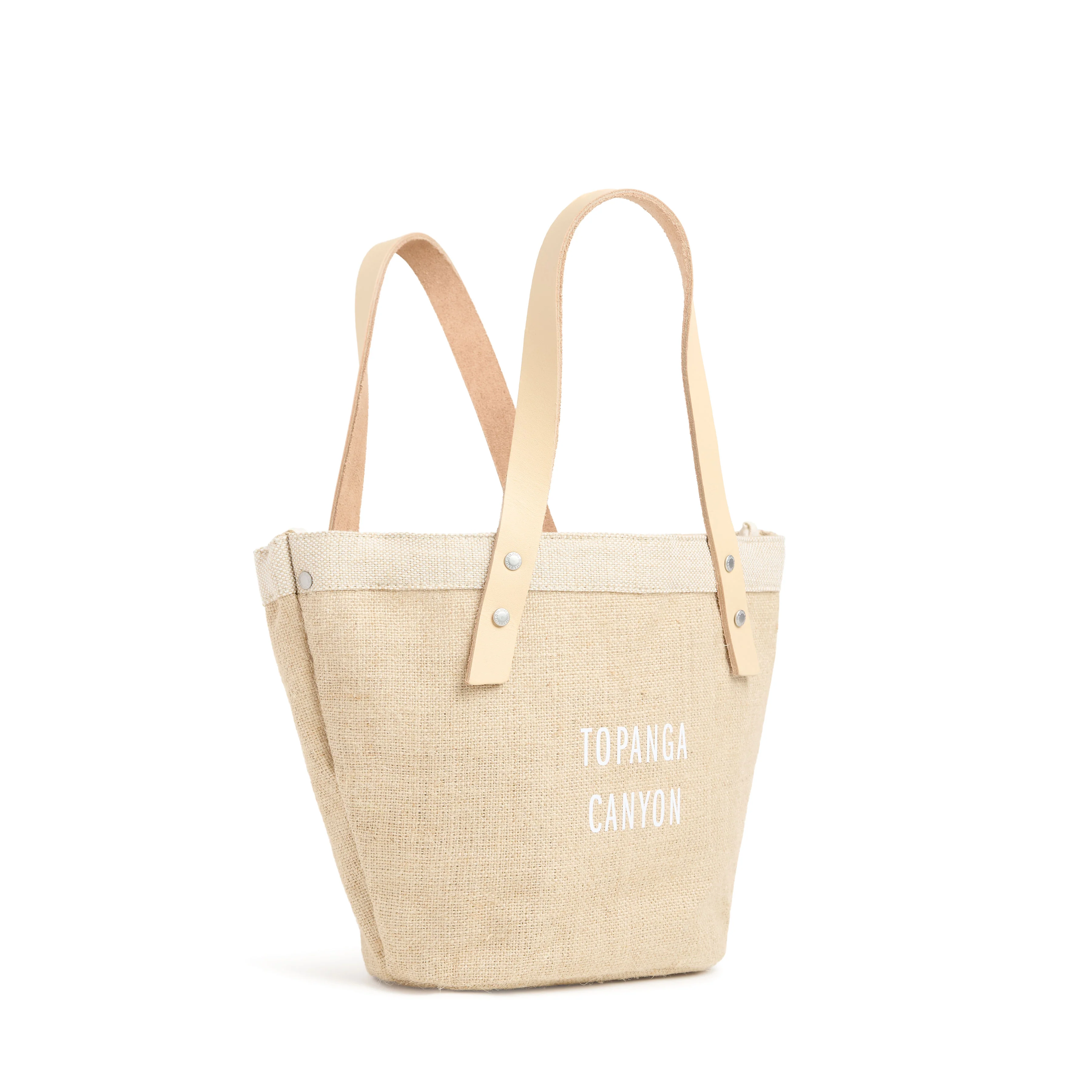 Petite Bucket Bag in Natural | Estimated Ship Date: June 15th - Image 12