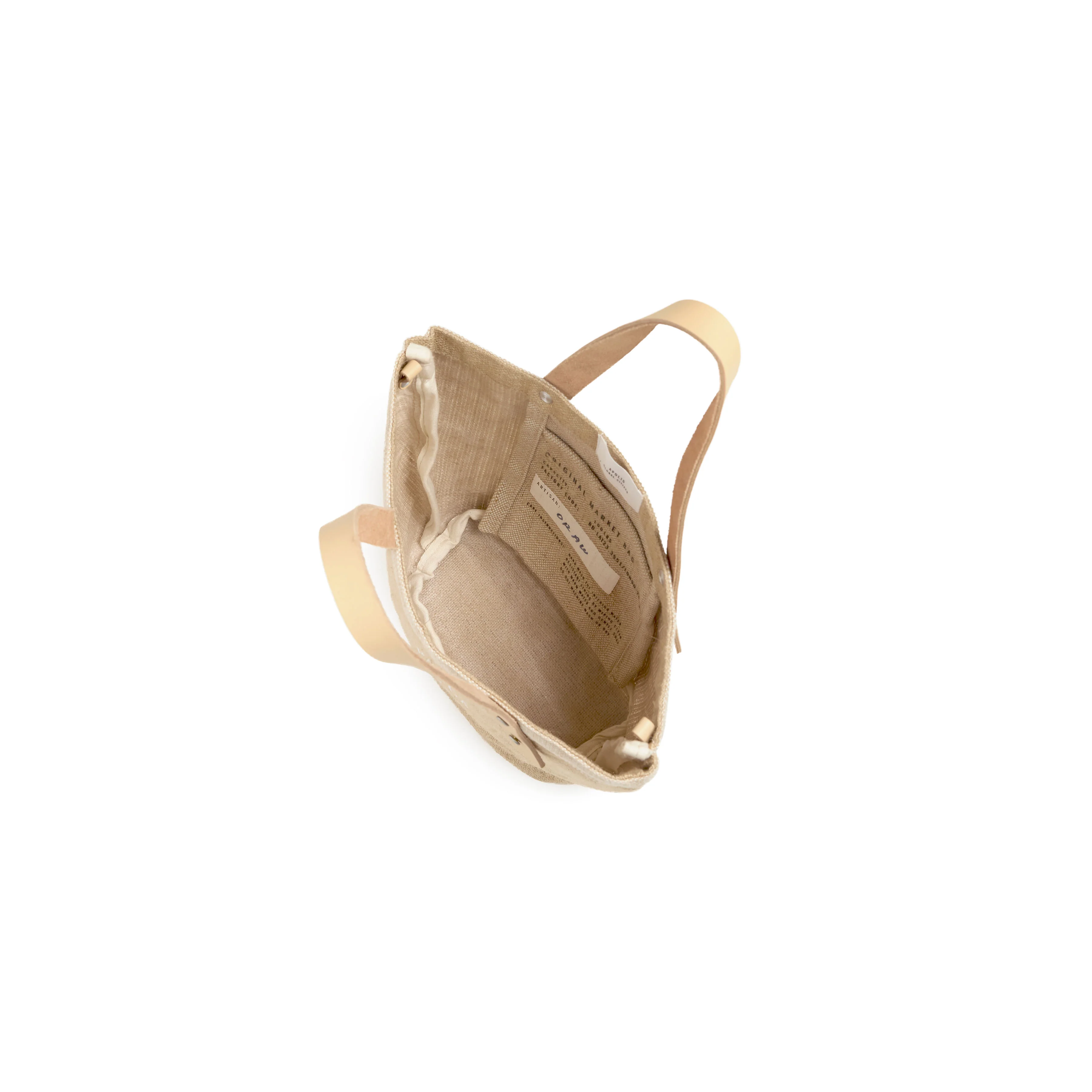 Petite Bucket Bag in Natural | Estimated Ship Date: June 15th - Image 7