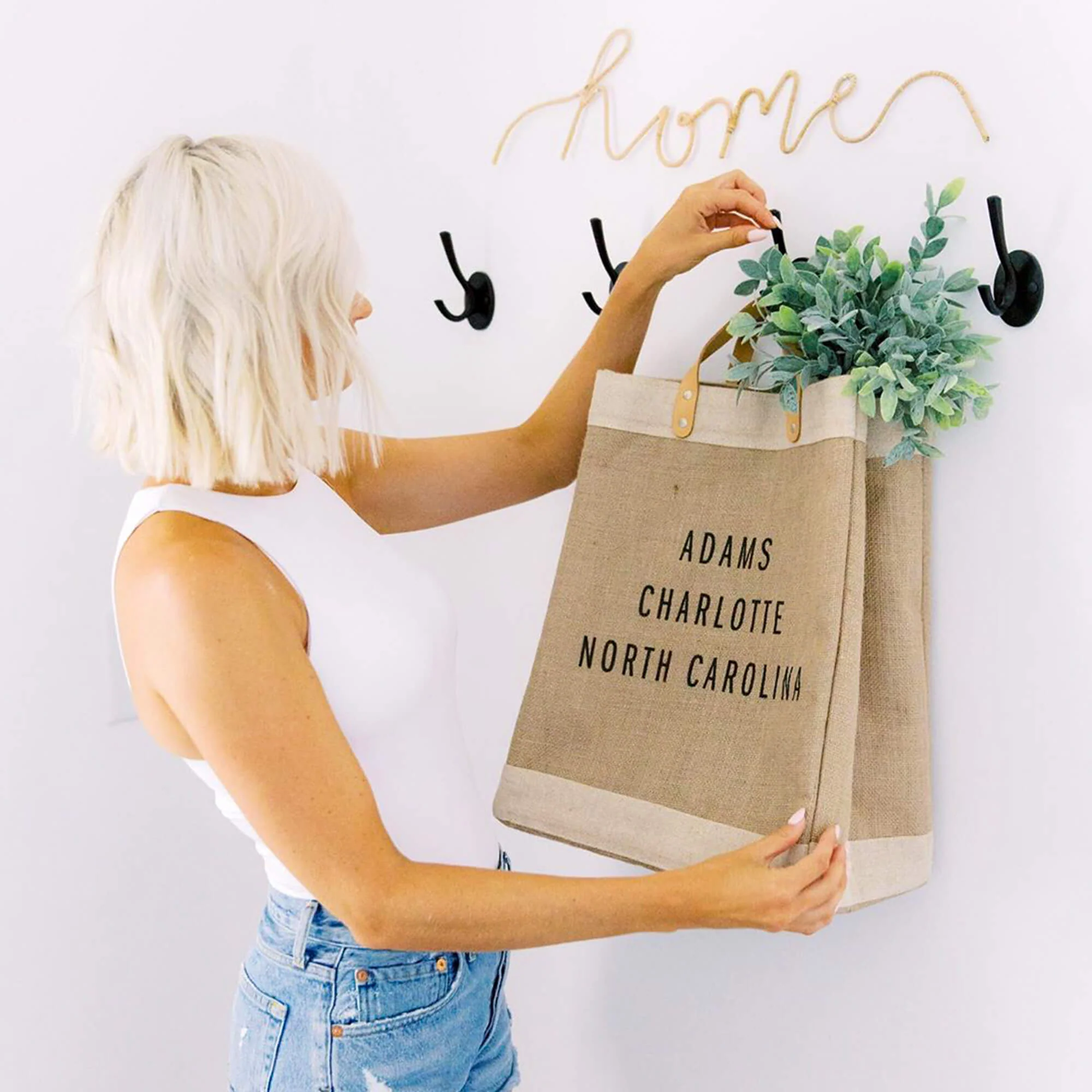 Market Bag - Between the Handle Text - Image 17