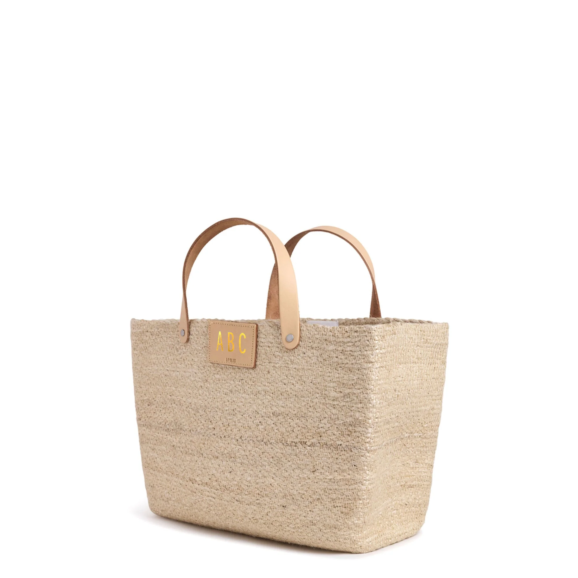 Grass Petite Market Bag in Natural | Ships: July 15 - Image 7