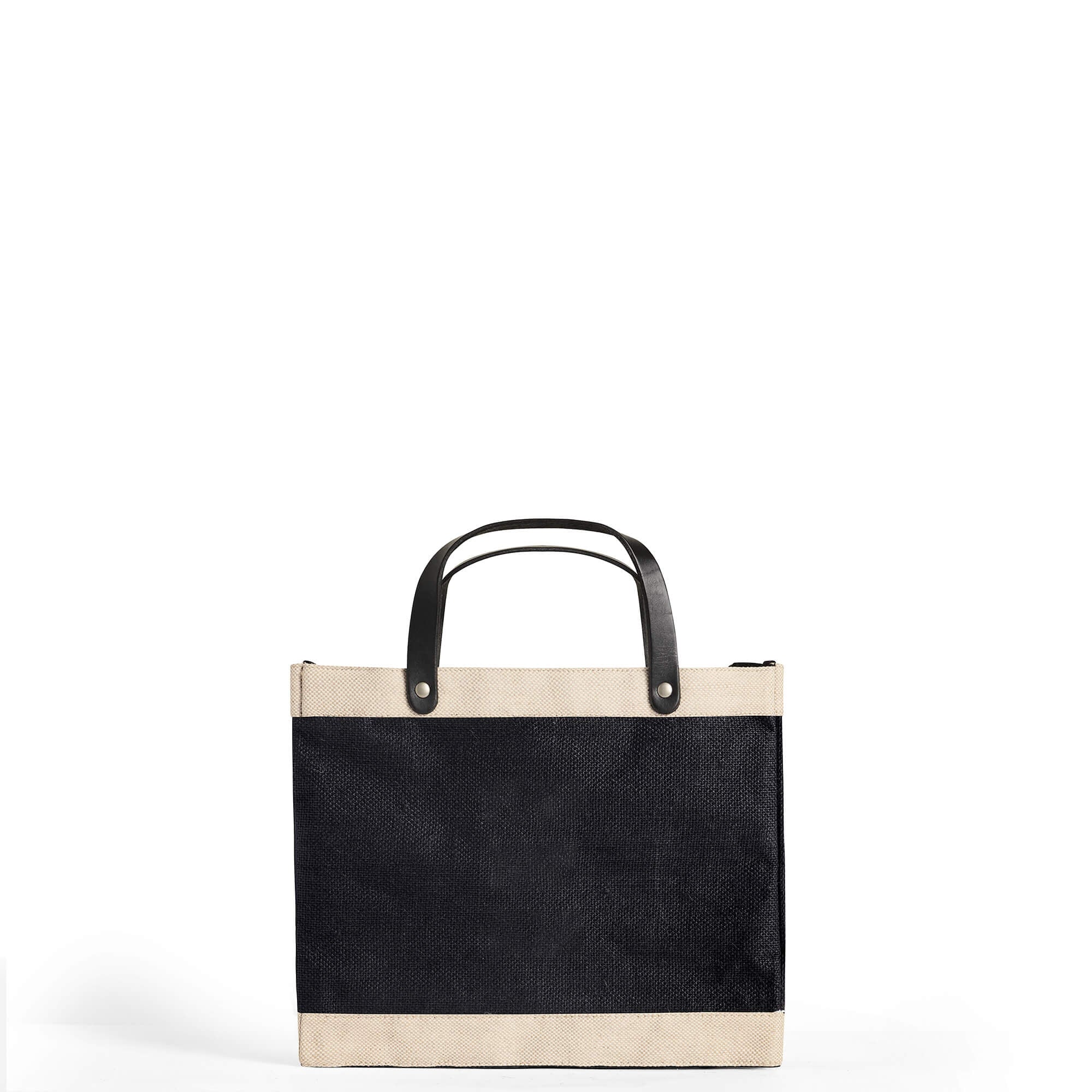 Petite Market Bag in Black - Image 12