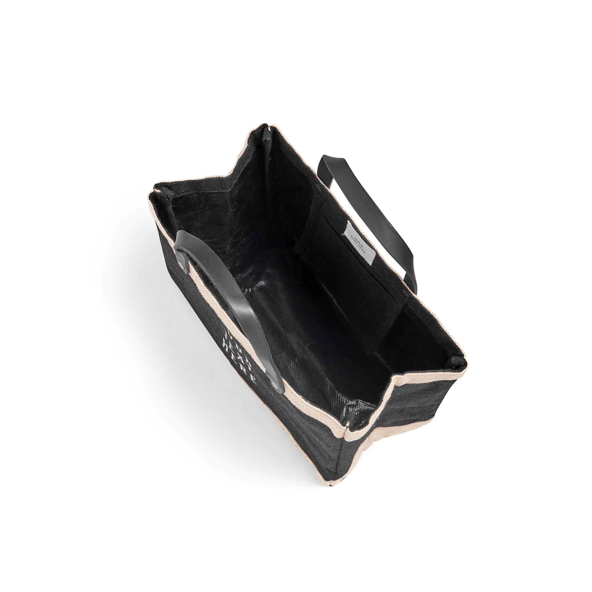 Petite Market Bag in Black - Image 6