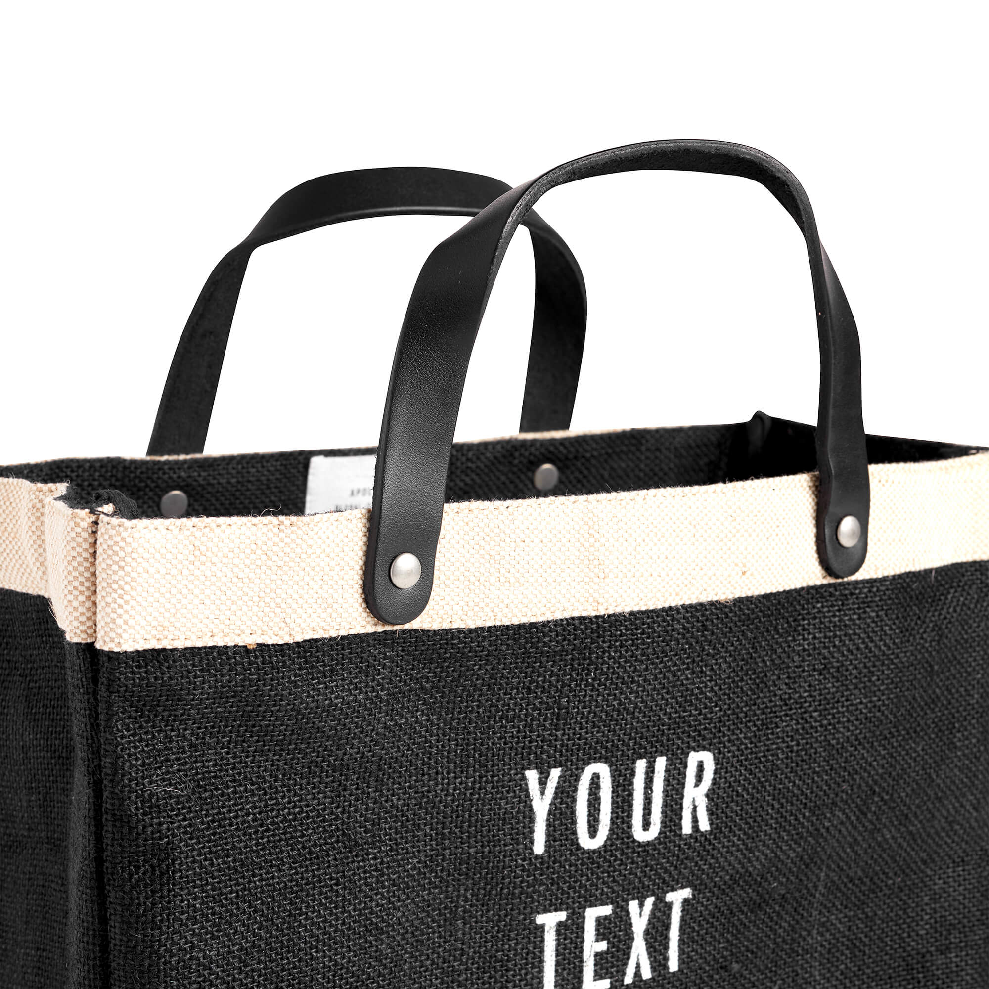 Petite Market Bag in Black - Image 7