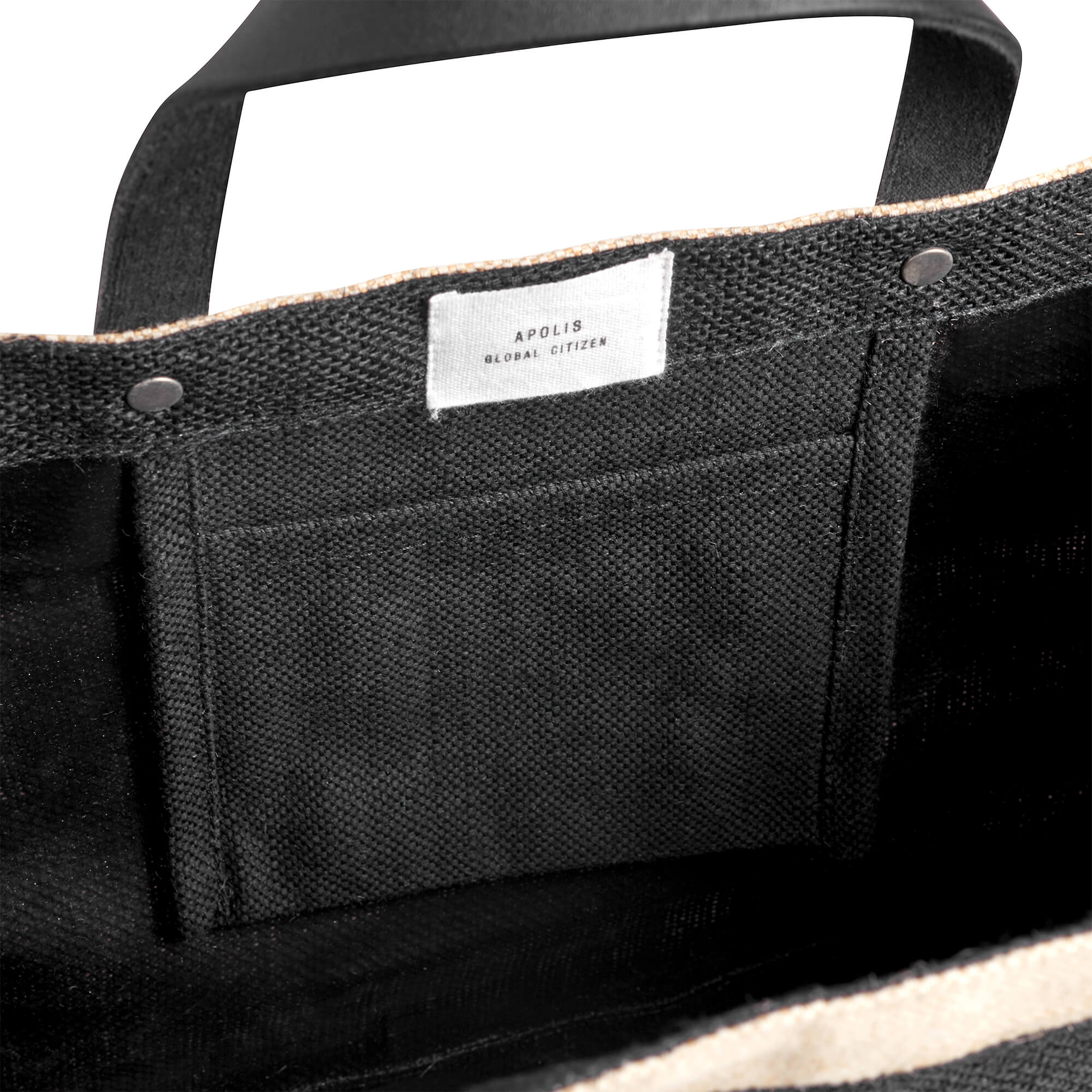 Petite Market Bag in Black - Image 9