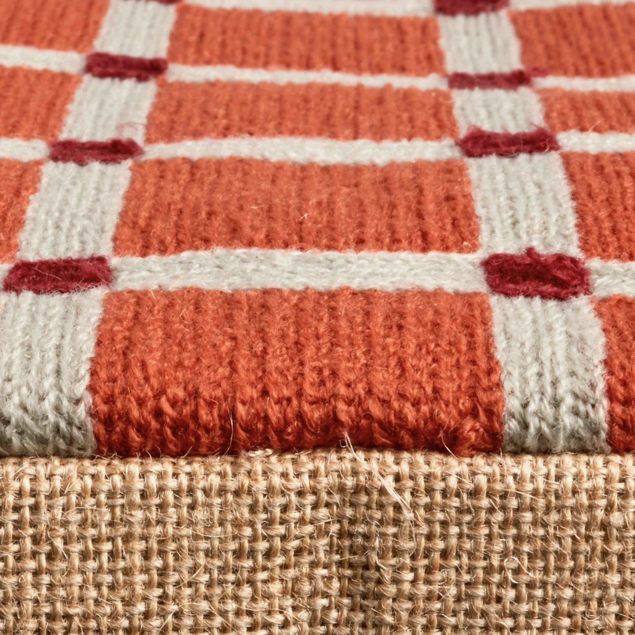 Petite Market Bag in Chenille Window Brick - Image 2