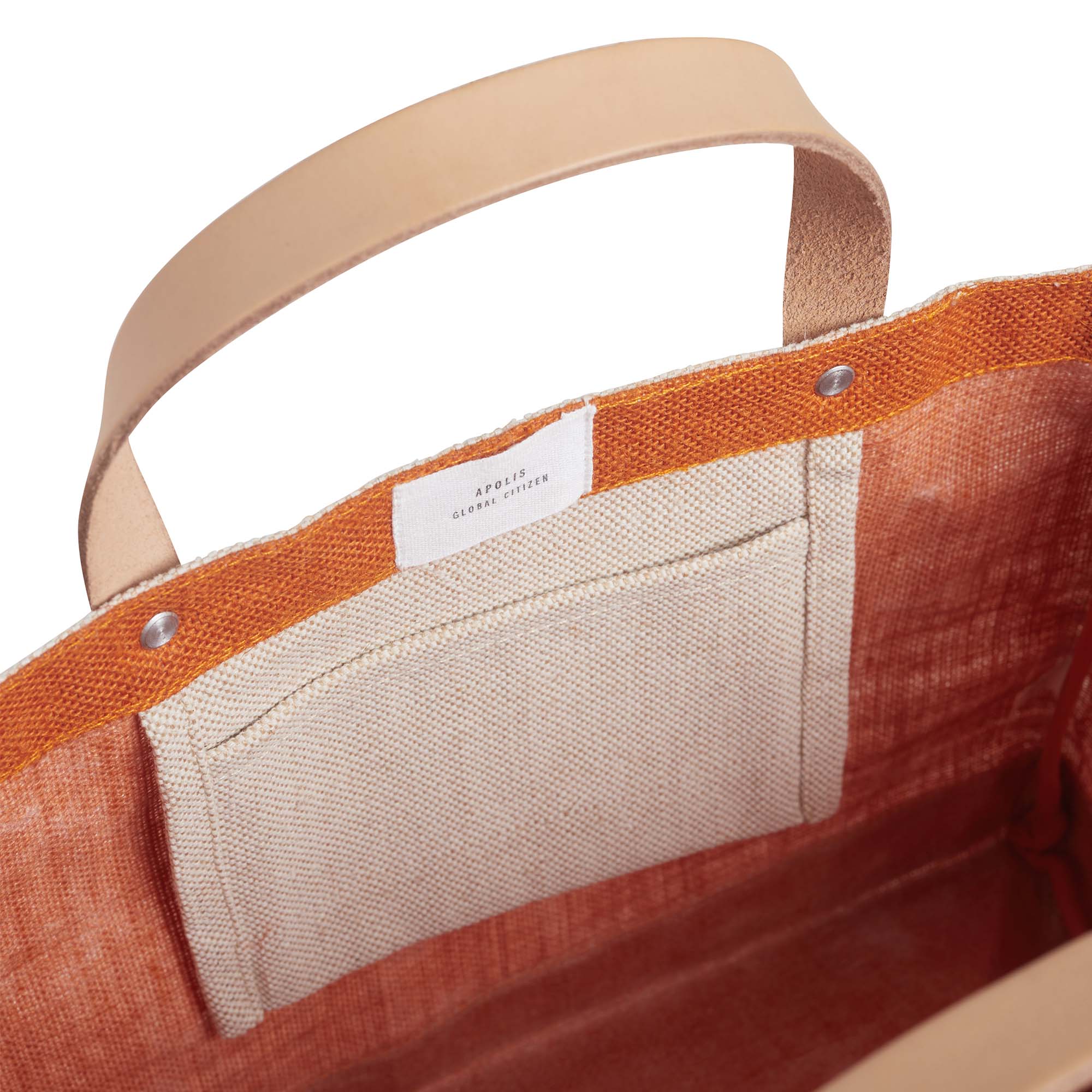 Petite Market Bag in Citrus - Image 10