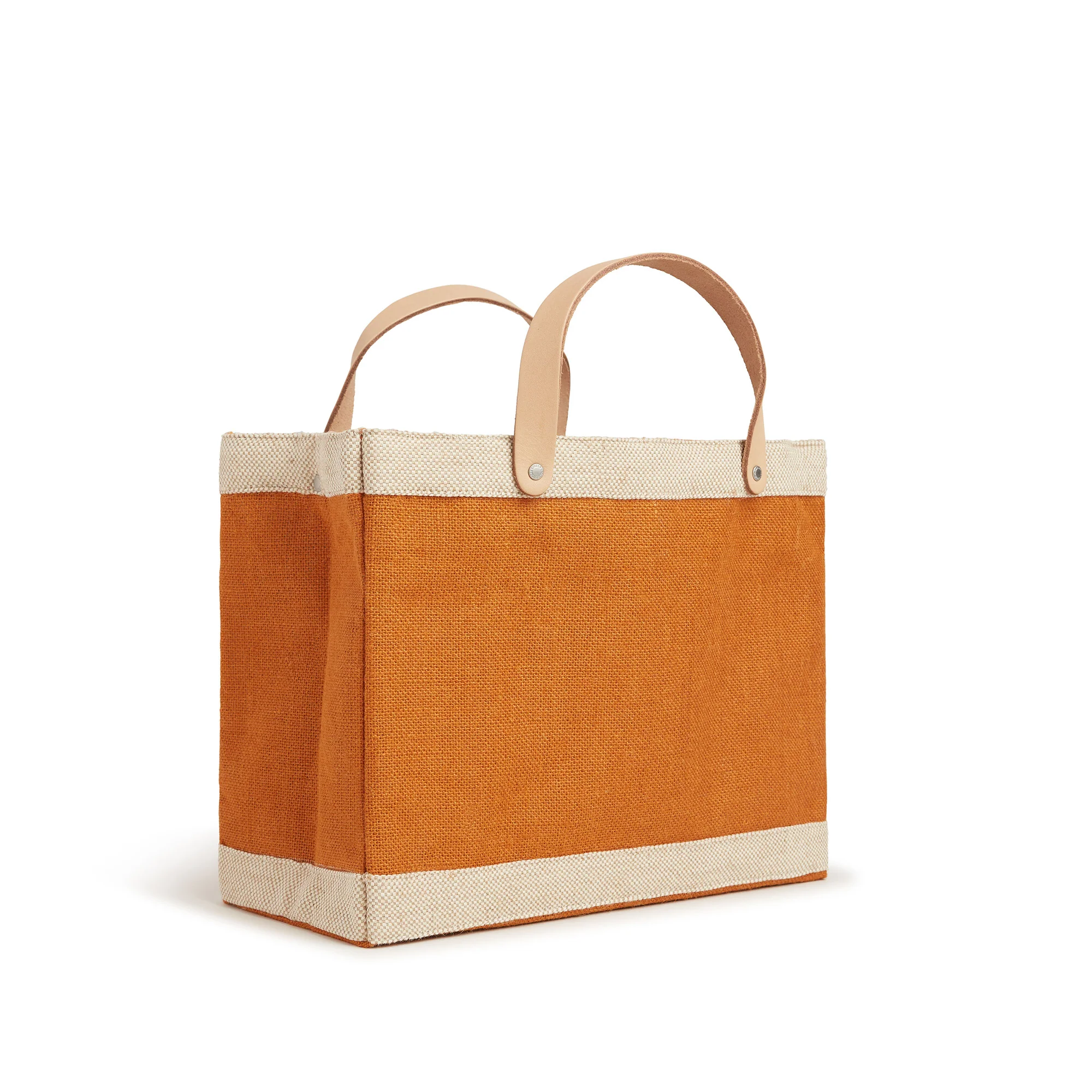 Petite Market Bag in Cognac - Image 4