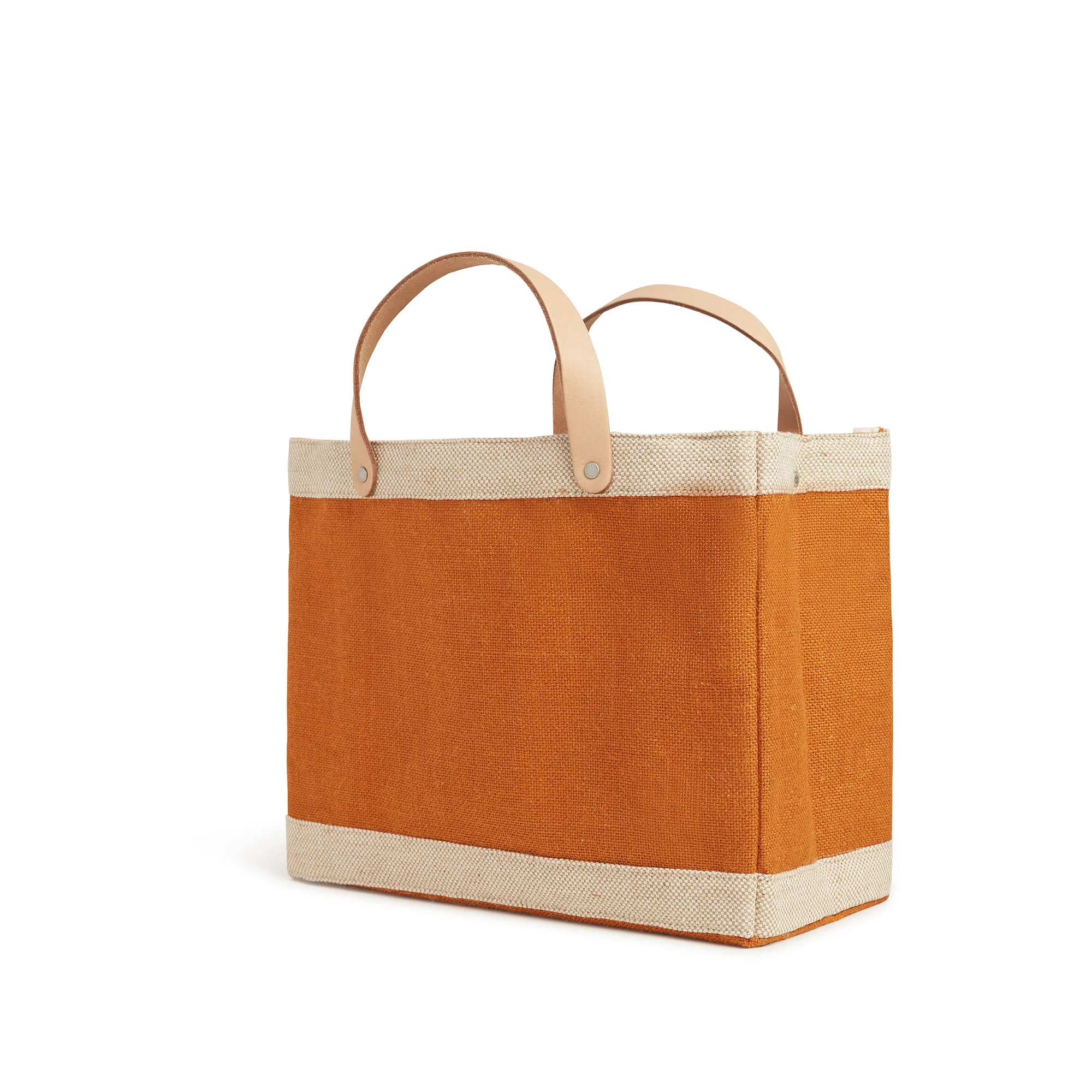 Petite Market Bag in Cognac - Image 7