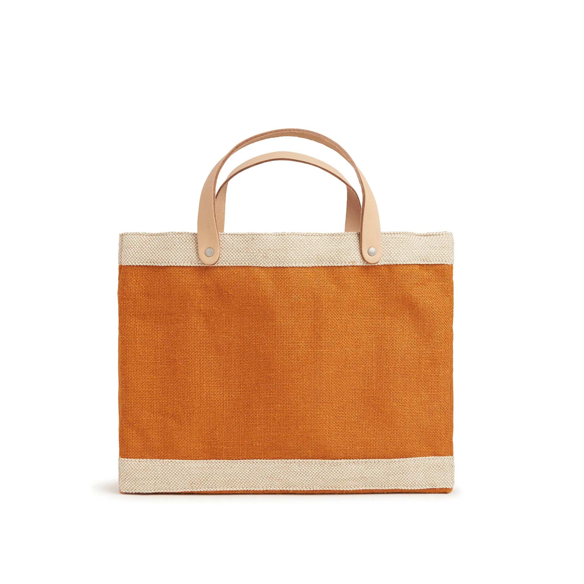 Petite Market Bag in Cognac - Image 8
