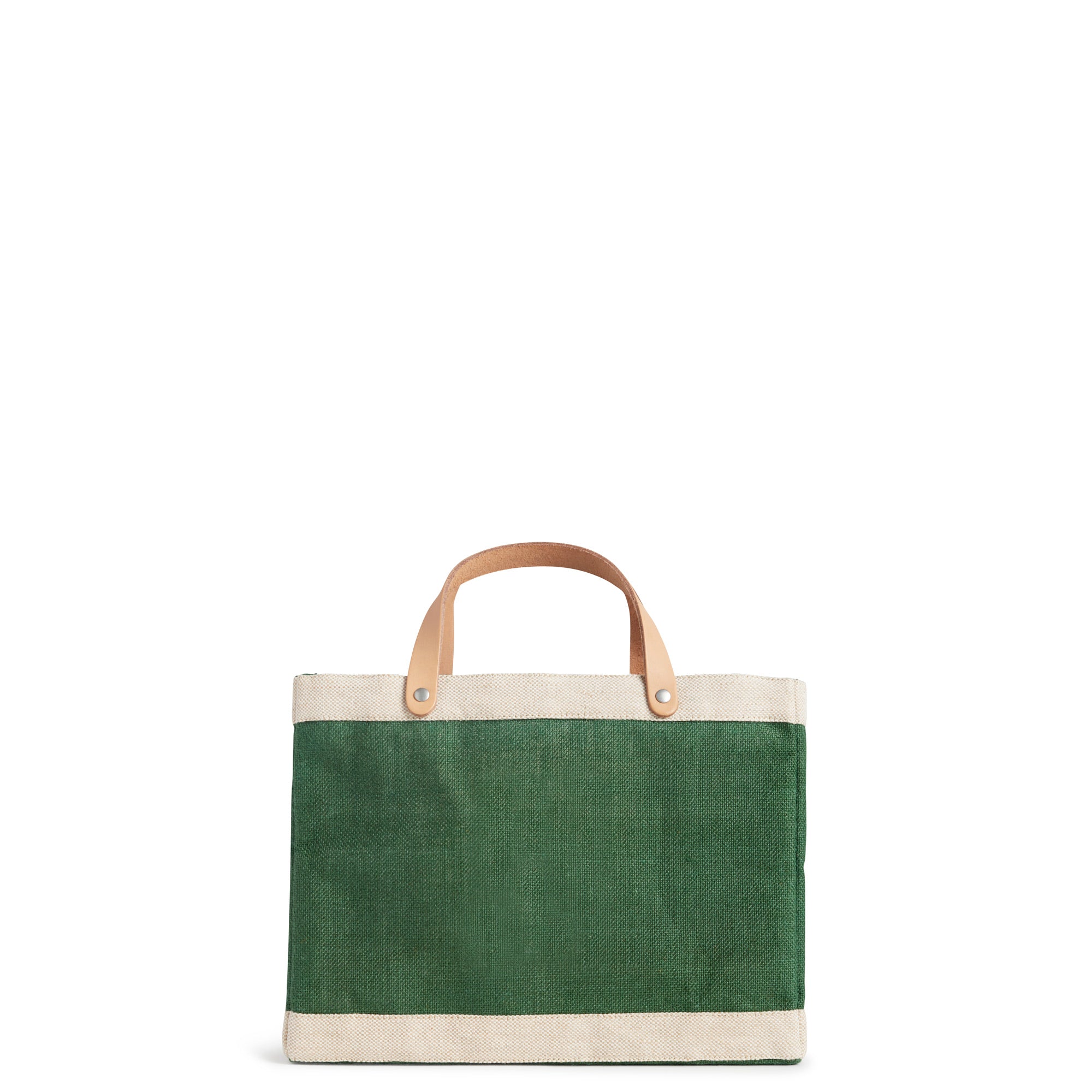 Petite Market Bag in Field Green - Image 13