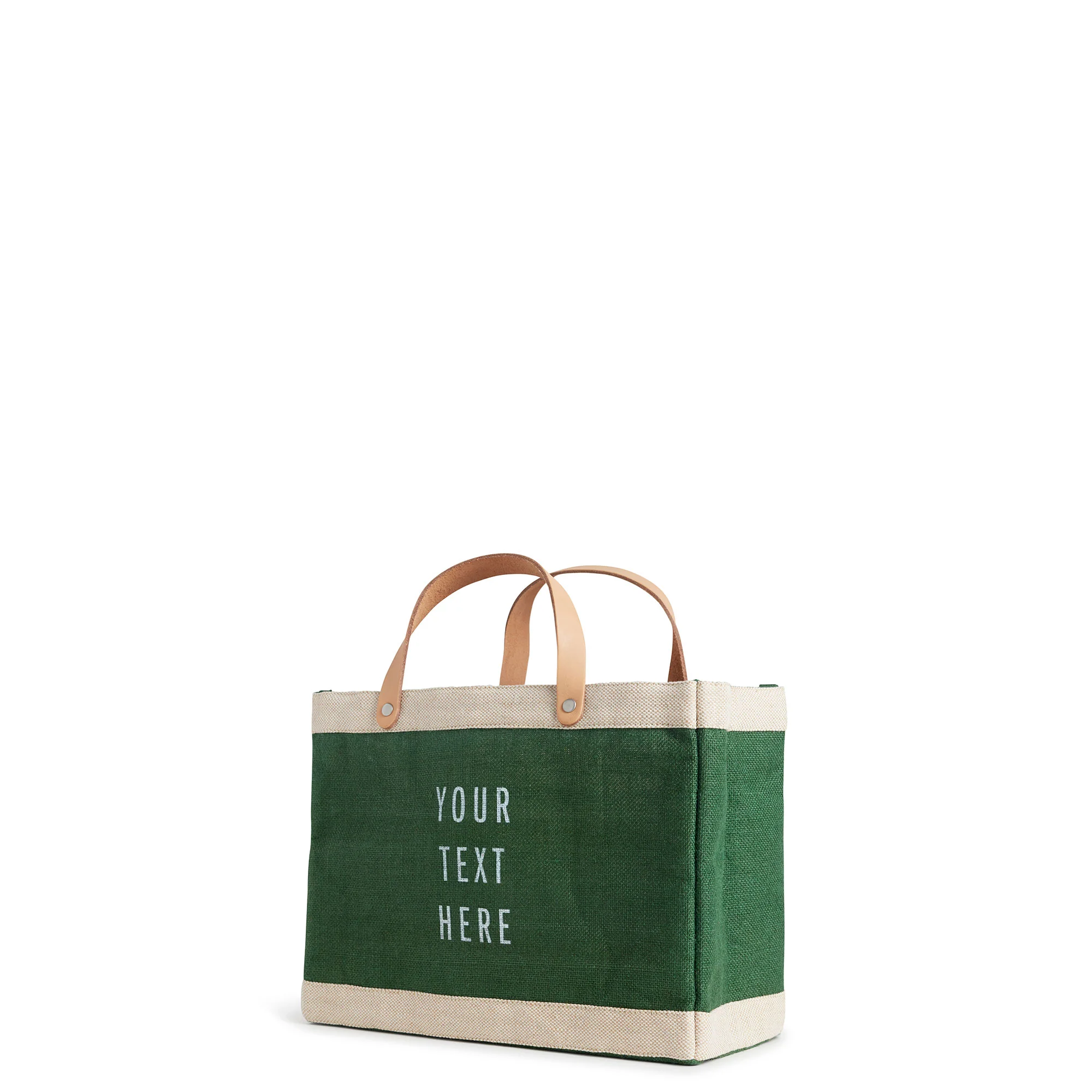 Petite Market Bag in Field Green - Image 5